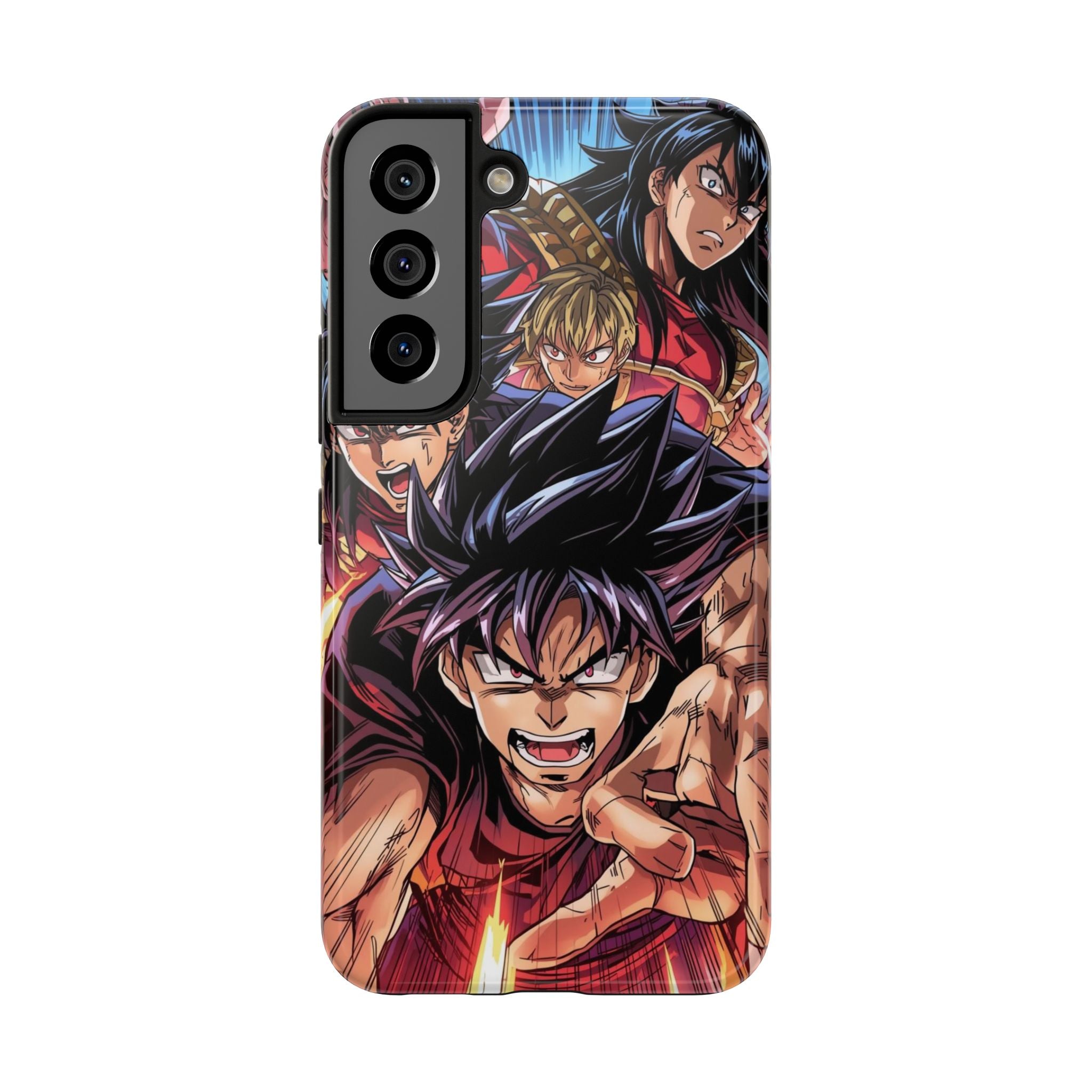 Anime Action Tough Phone Case for Gamers & Fans