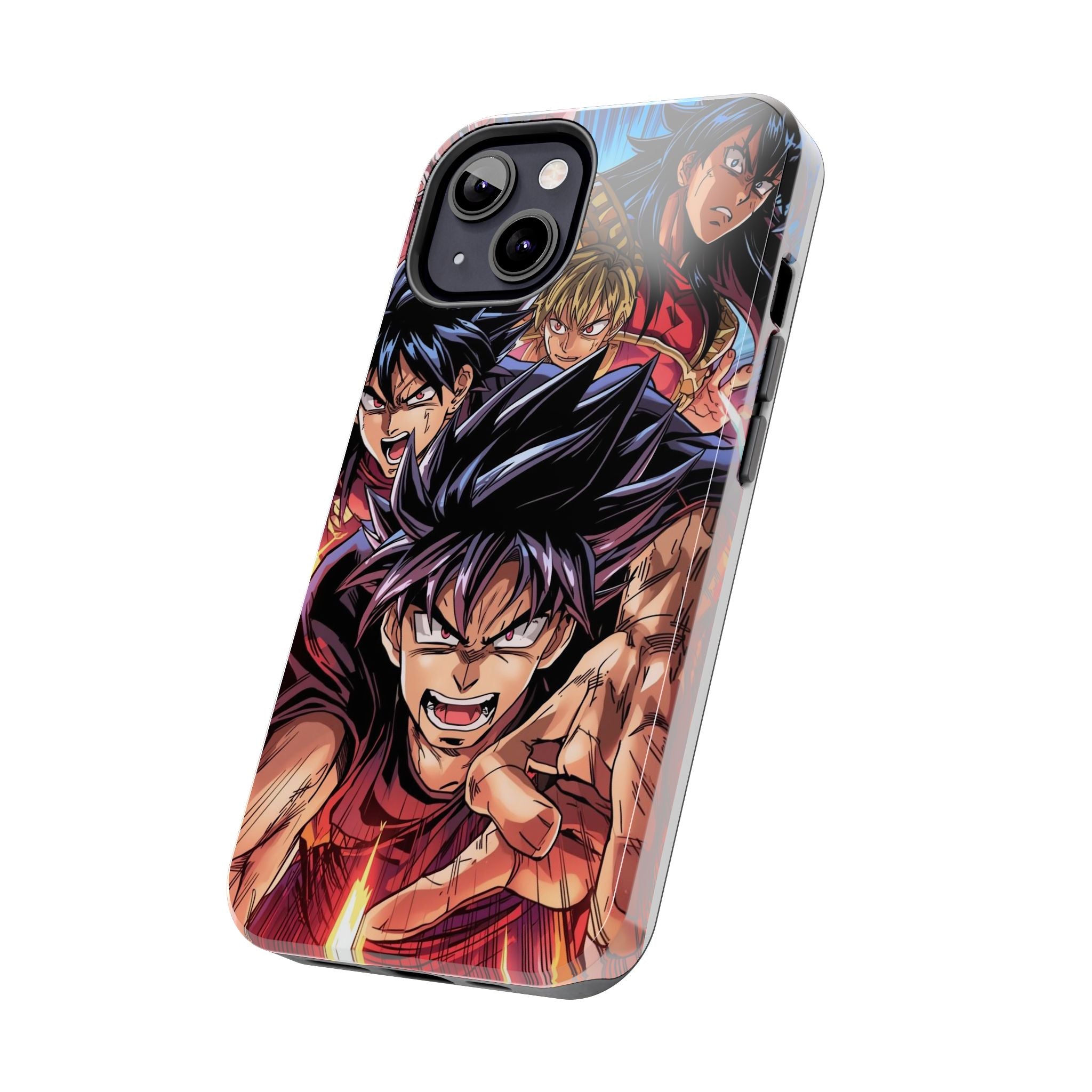 Anime Action Tough Phone Case for Gamers & Fans