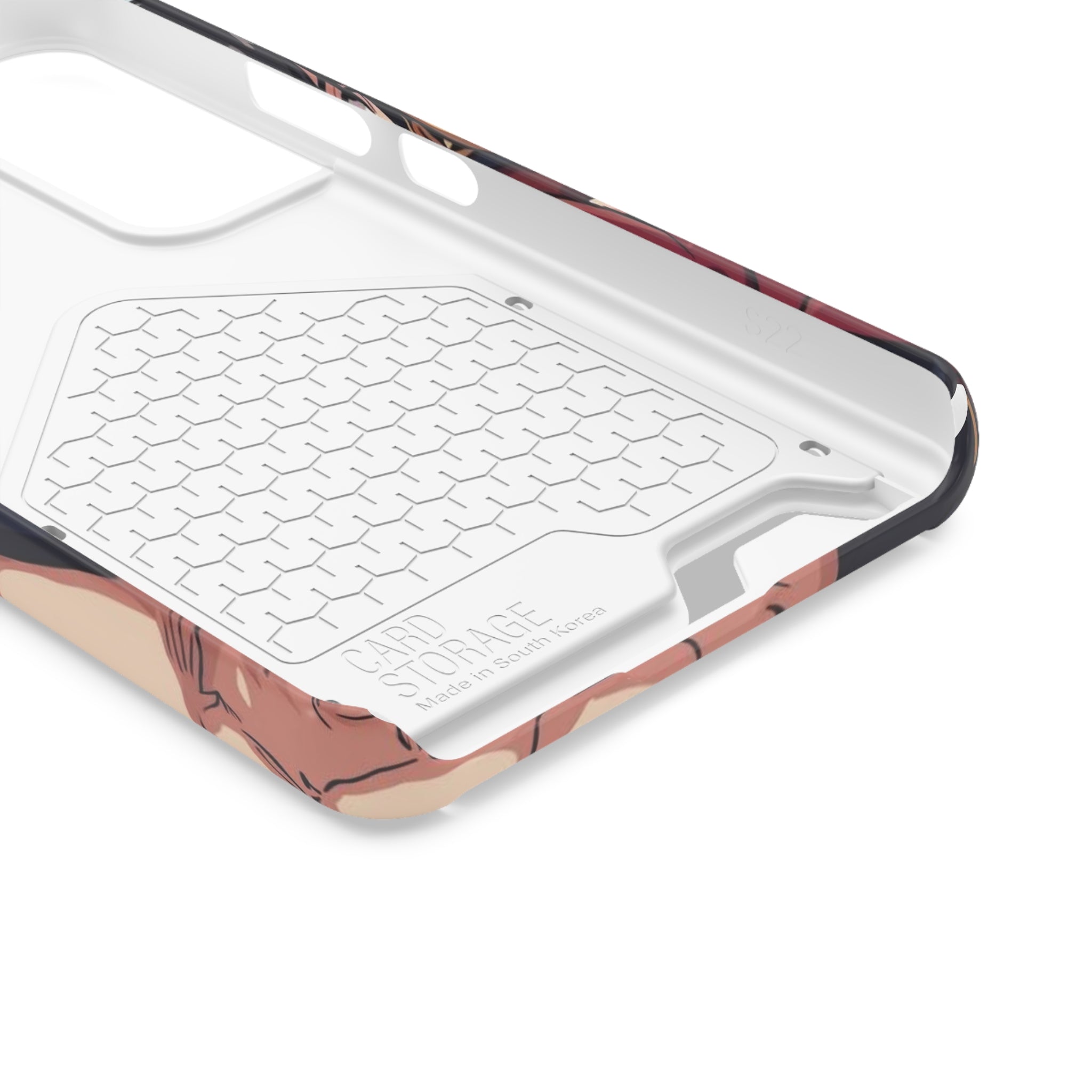 Anime Phone Case with Card Holder - Stylish & Functional Design