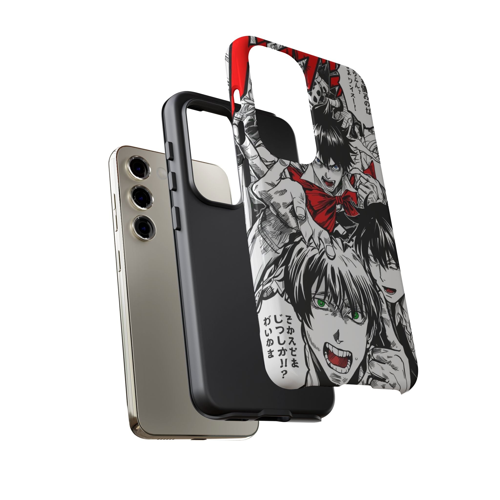 Anime Tough Phone Case with Bold Graphics