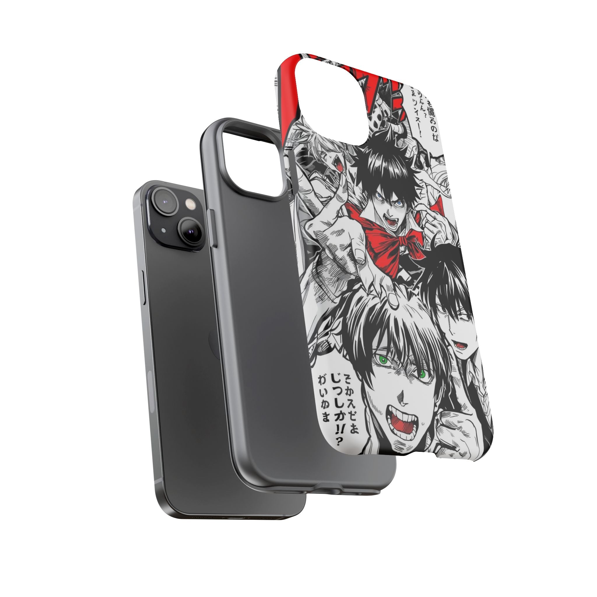 Anime Tough Phone Case with Bold Graphics