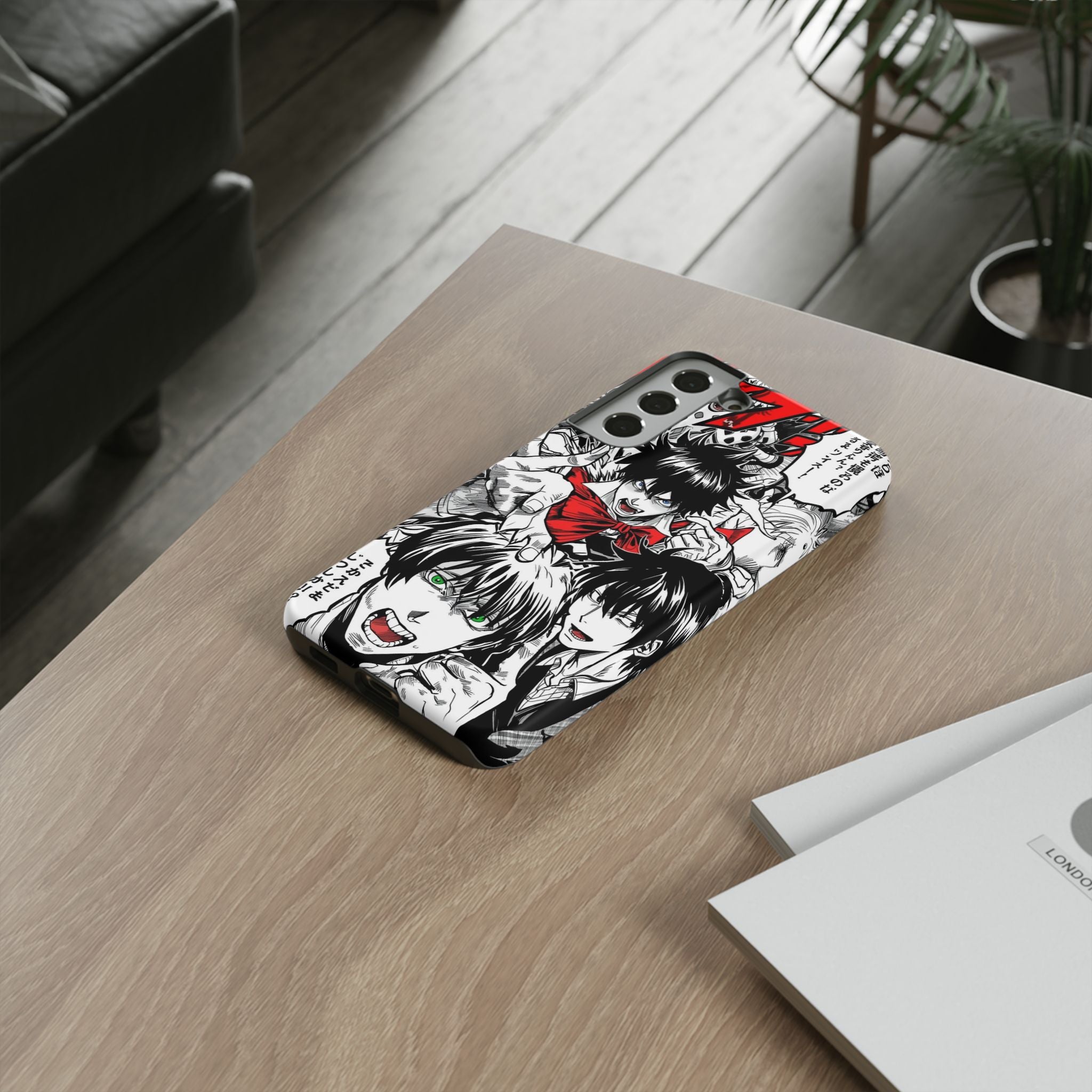 Anime Tough Phone Case with Bold Graphics