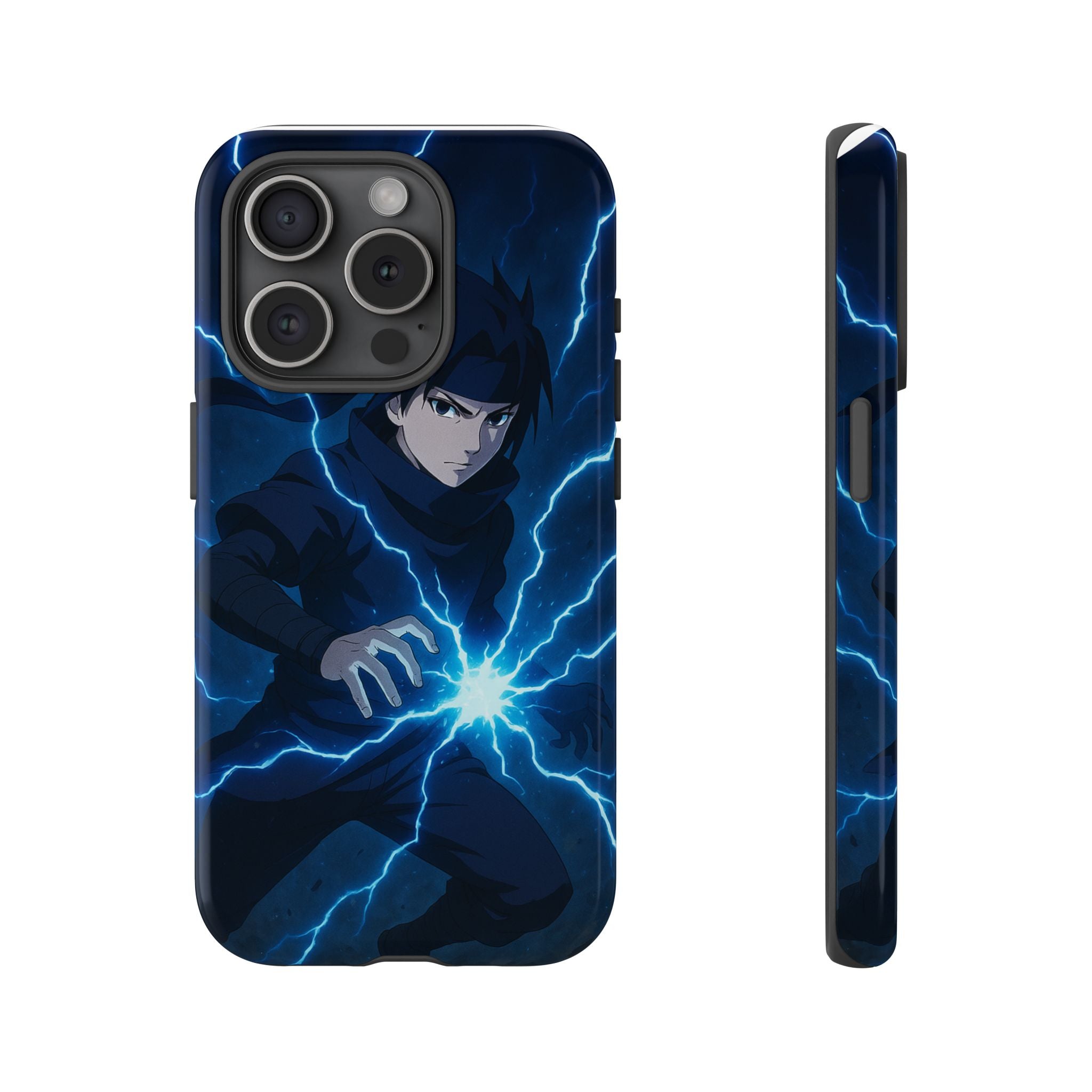 Anime Lightning Phone Case for Sasuke Fans