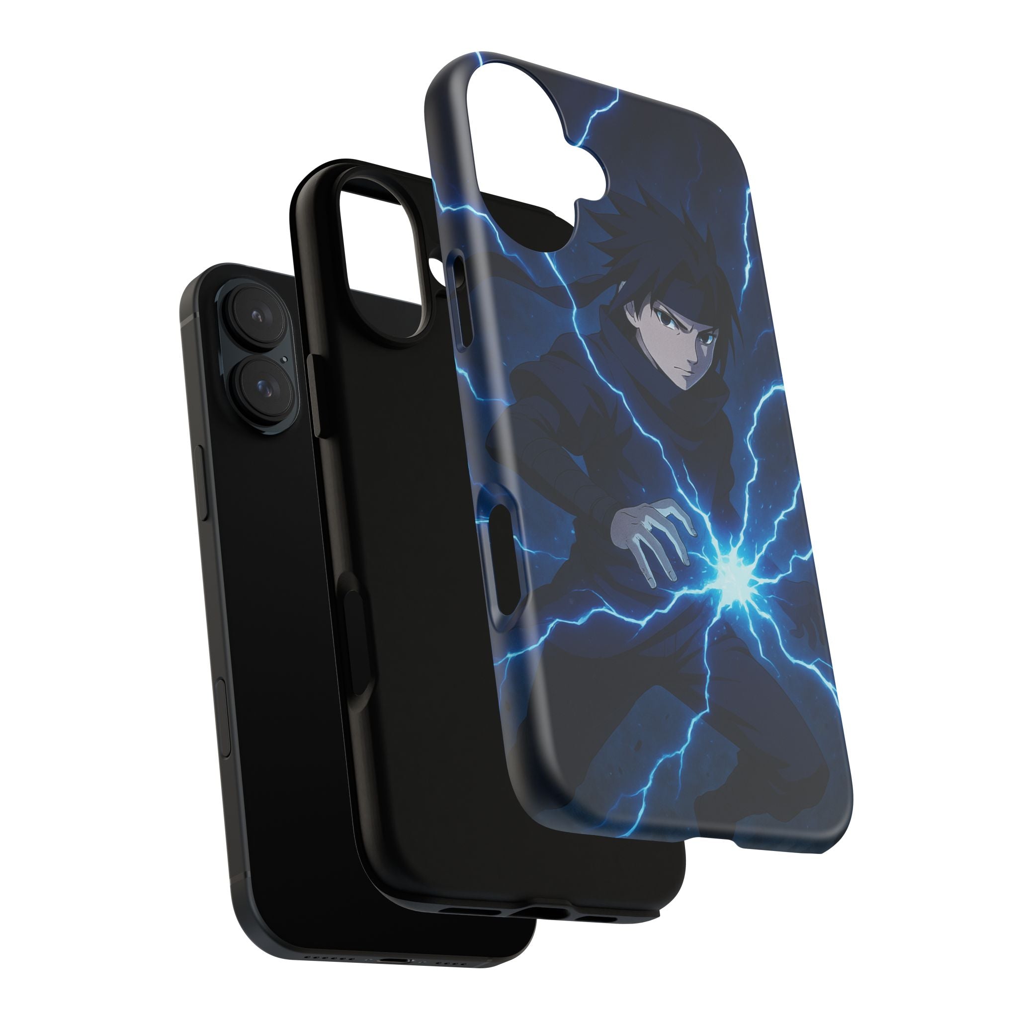 Anime Lightning Phone Case for Sasuke Fans