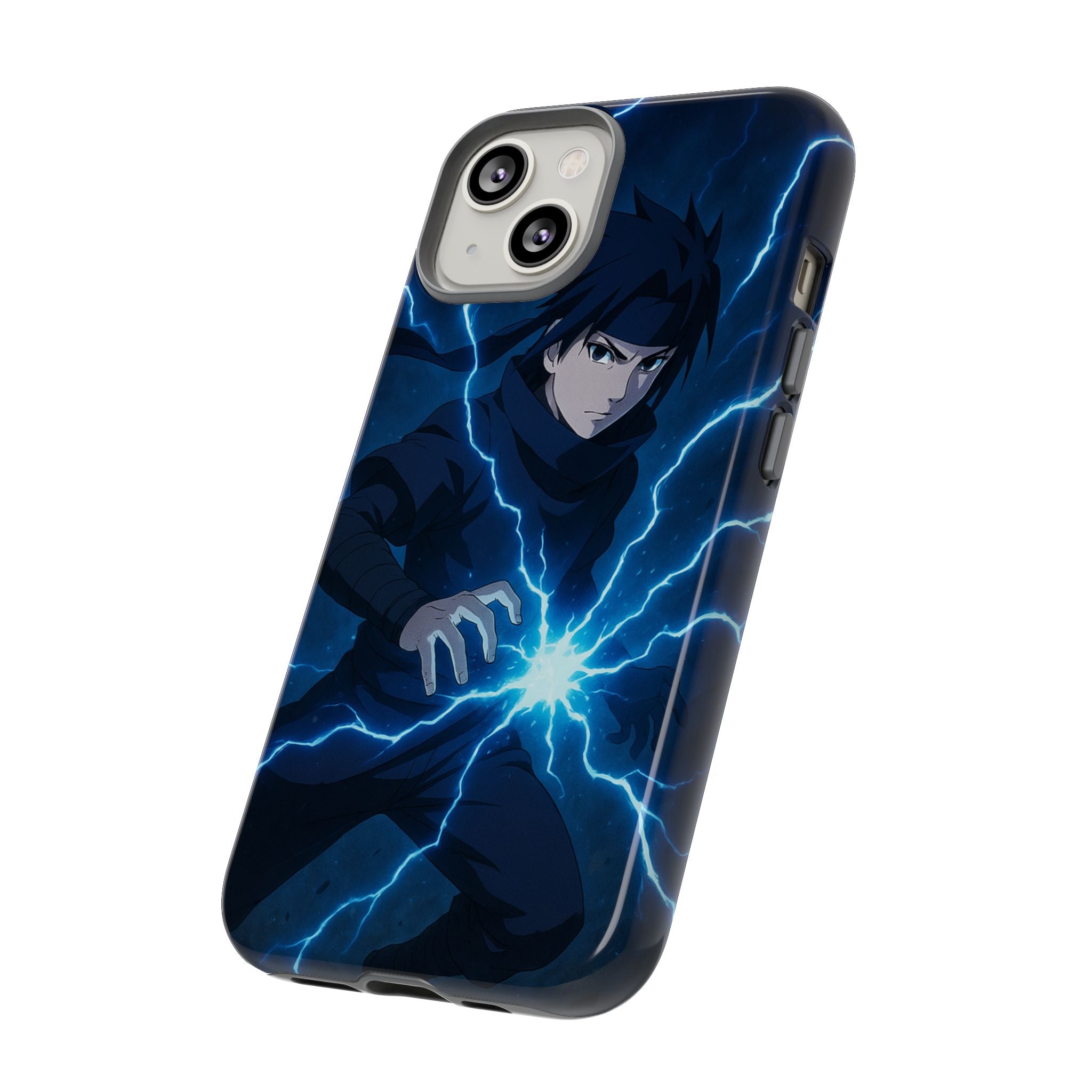 Anime Lightning Phone Case for Sasuke Fans