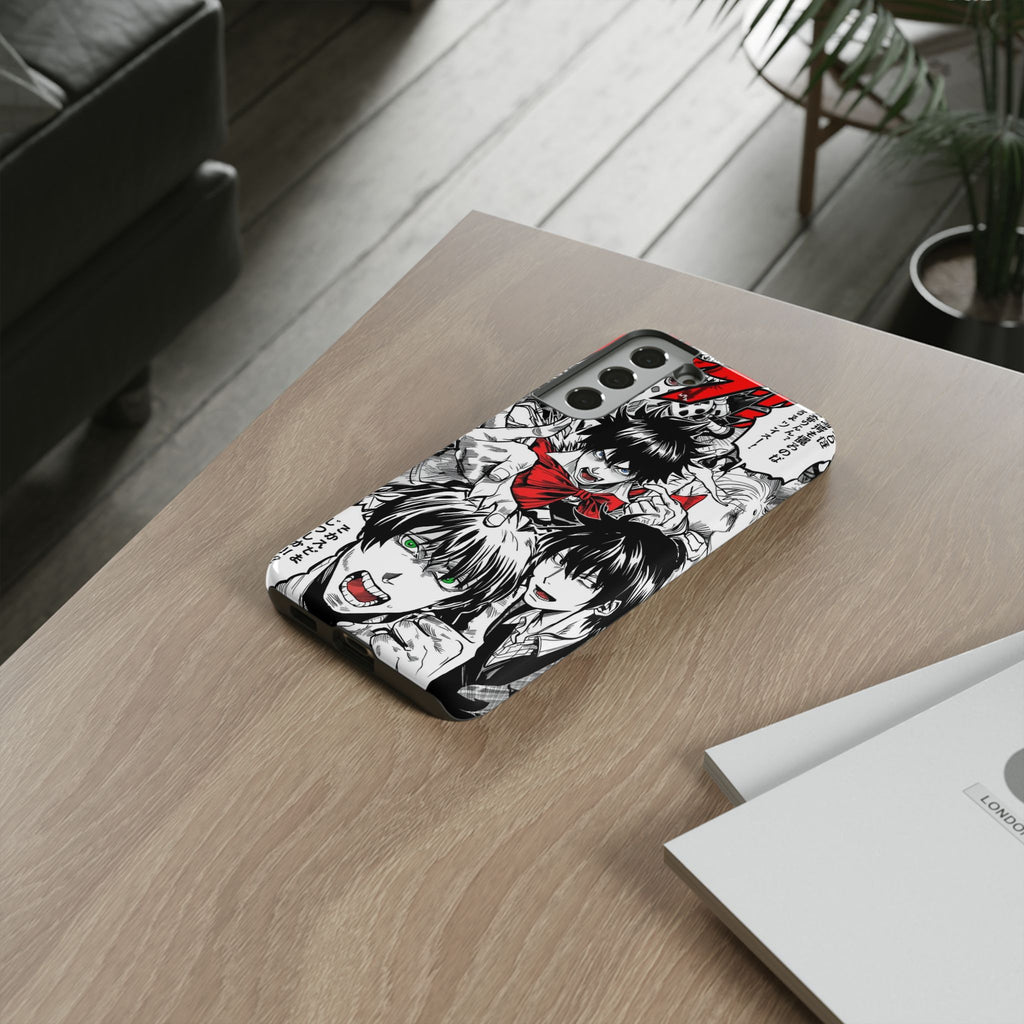 Anime Tough Phone Case with Bold Graphics