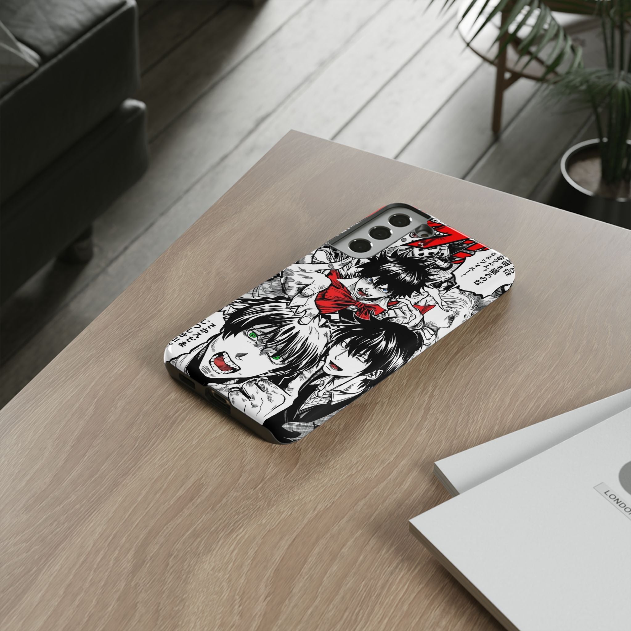 Anime Tough Phone Case with Bold Graphics