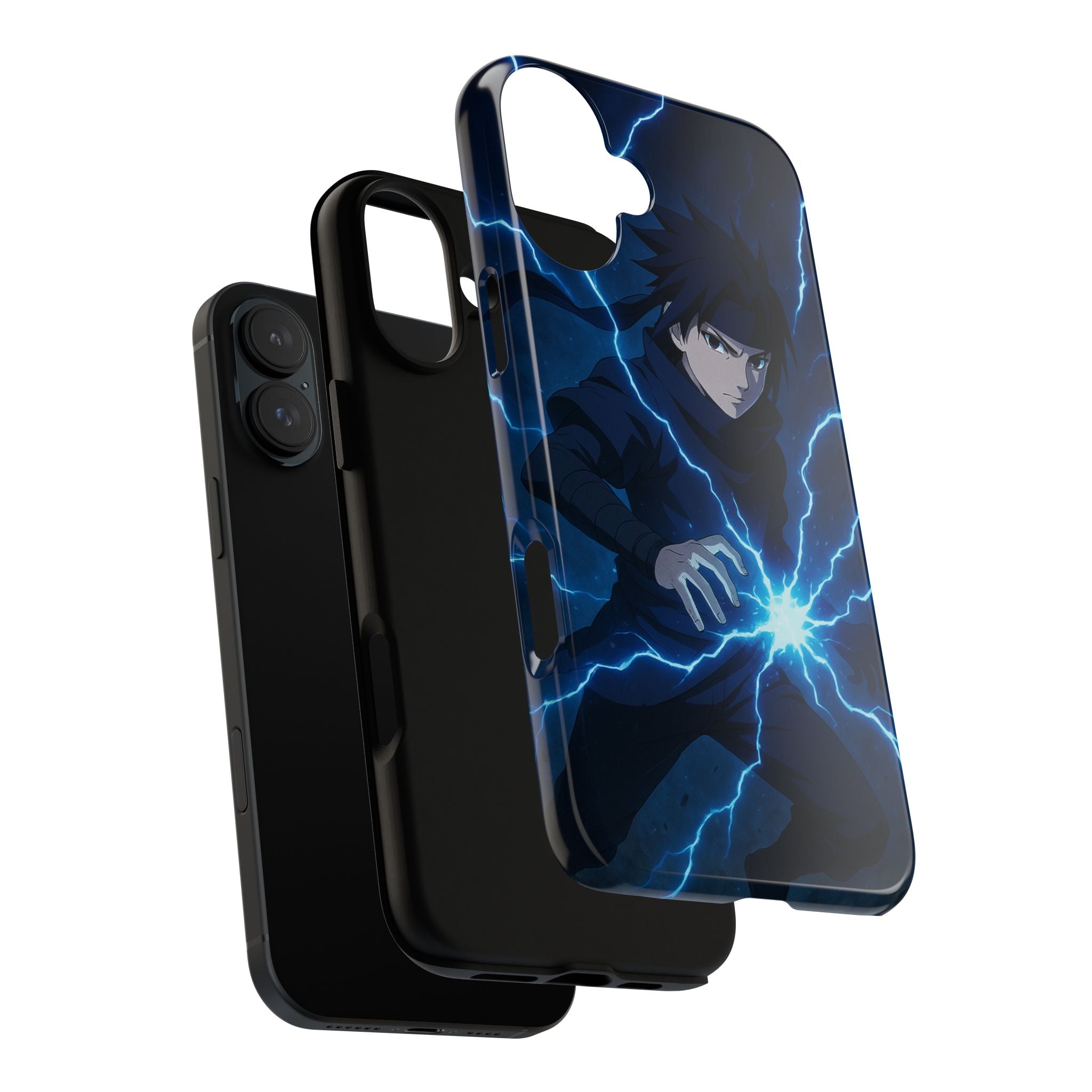 Anime Lightning Phone Case for Sasuke Fans