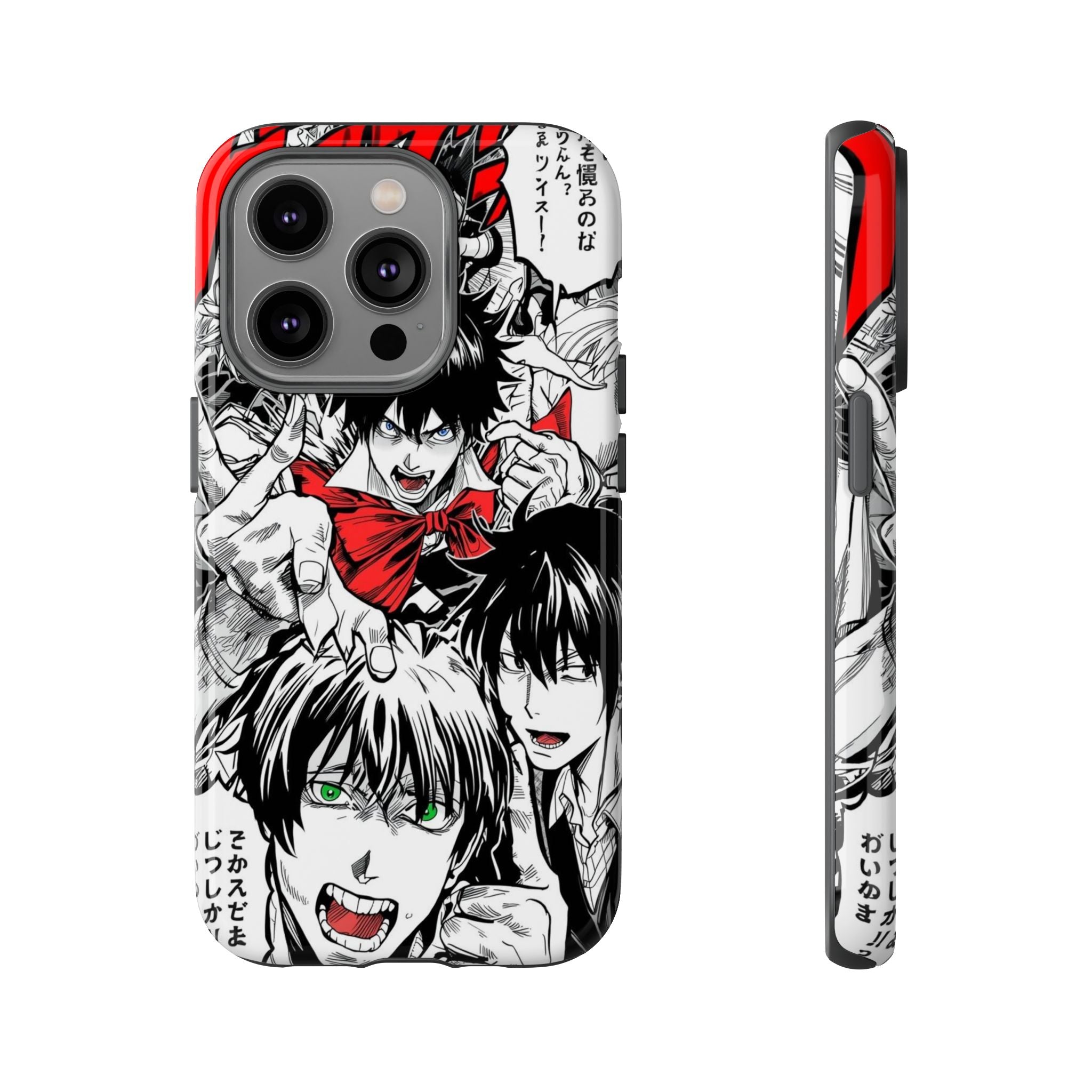 Anime Tough Phone Case with Bold Graphics