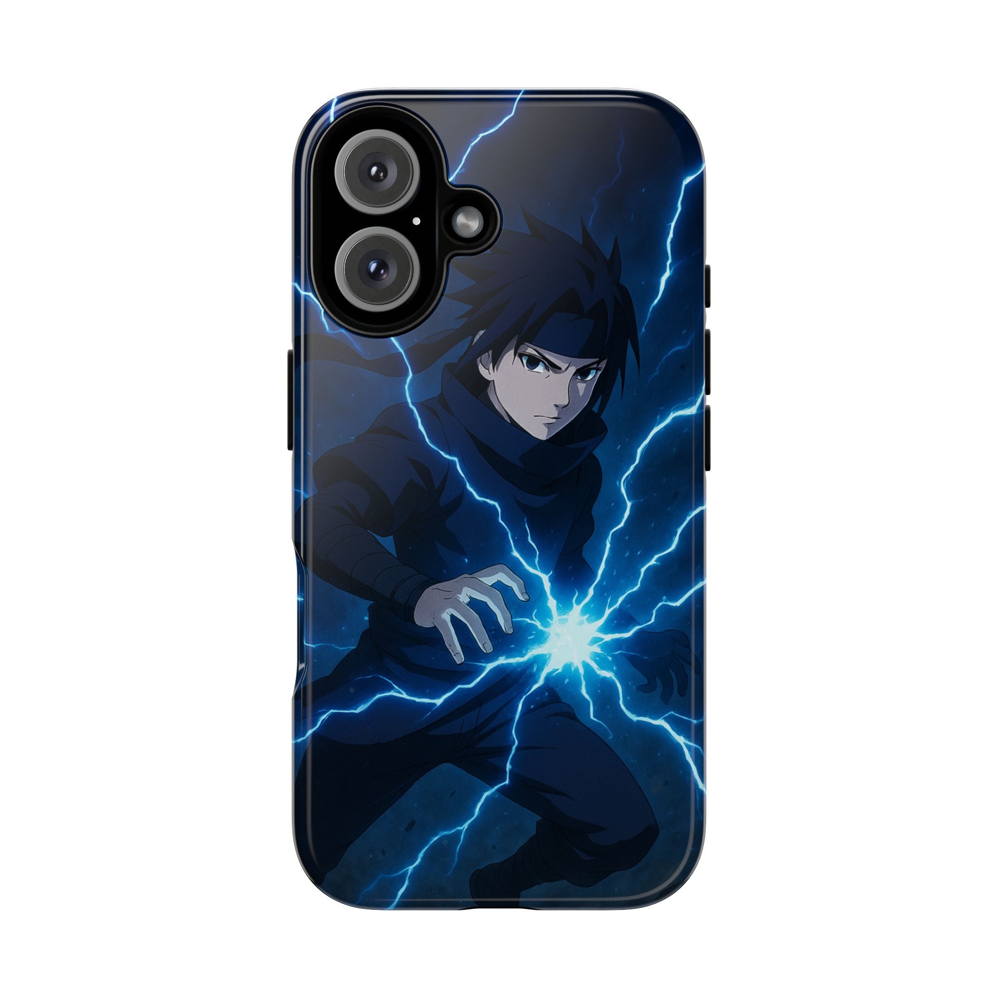 Anime Lightning Phone Case for Sasuke Fans