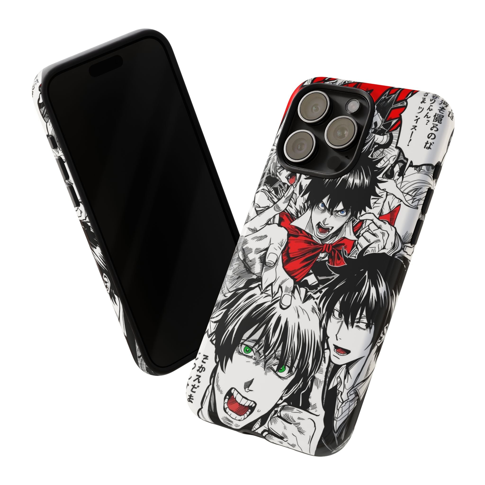 Anime Tough Phone Case with Bold Graphics