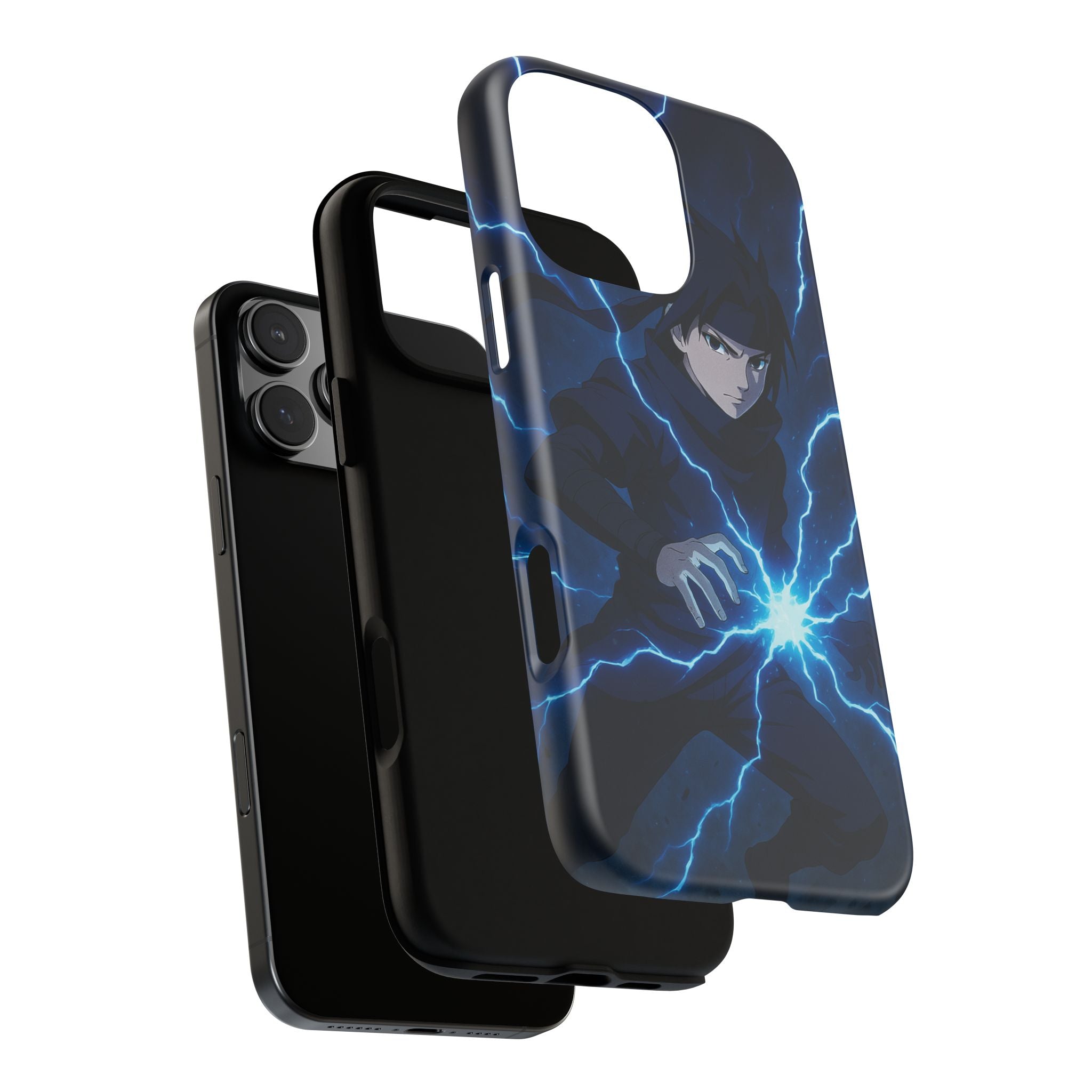 Anime Lightning Phone Case for Sasuke Fans