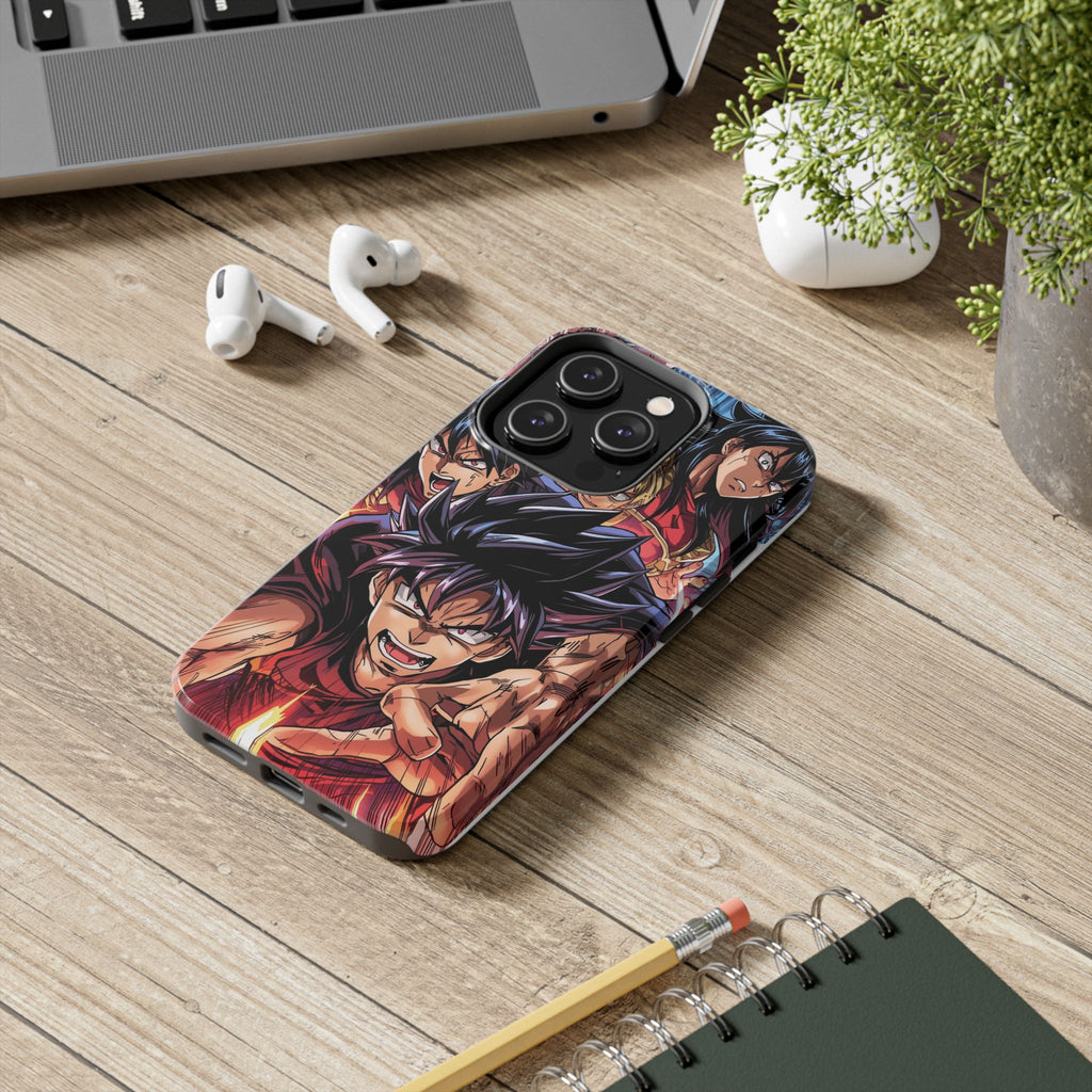 Anime Action Tough Phone Case for Gamers & Fans