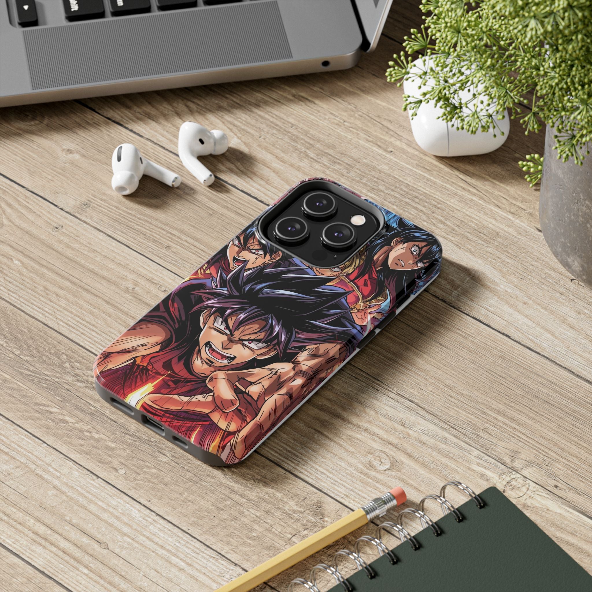 Anime Action Tough Phone Case for Gamers & Fans