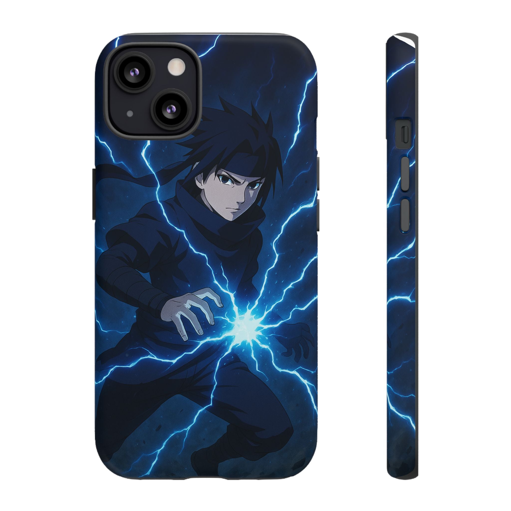 Anime Lightning Phone Case for Sasuke Fans