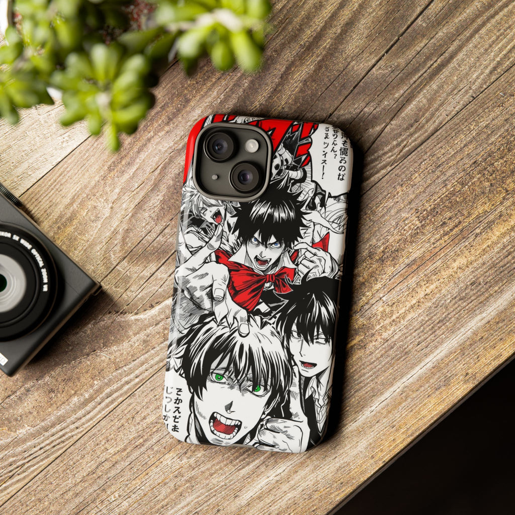 Anime Tough Phone Case with Bold Graphics