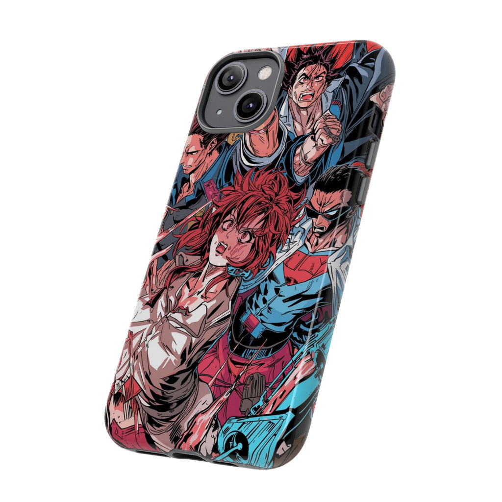 Anime-Inspired Tough Phone Case with Bold Characters