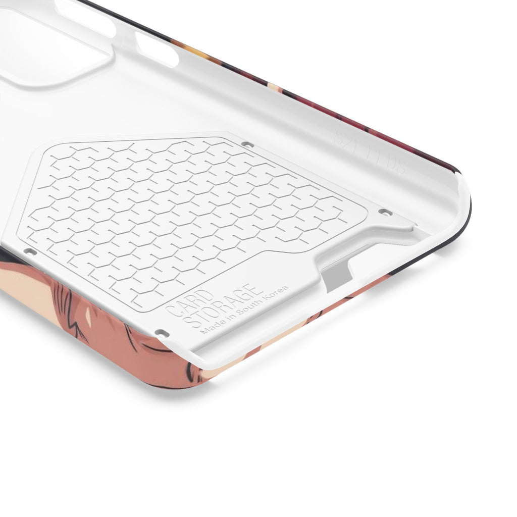 Anime Phone Case with Card Holder - Stylish & Functional Design