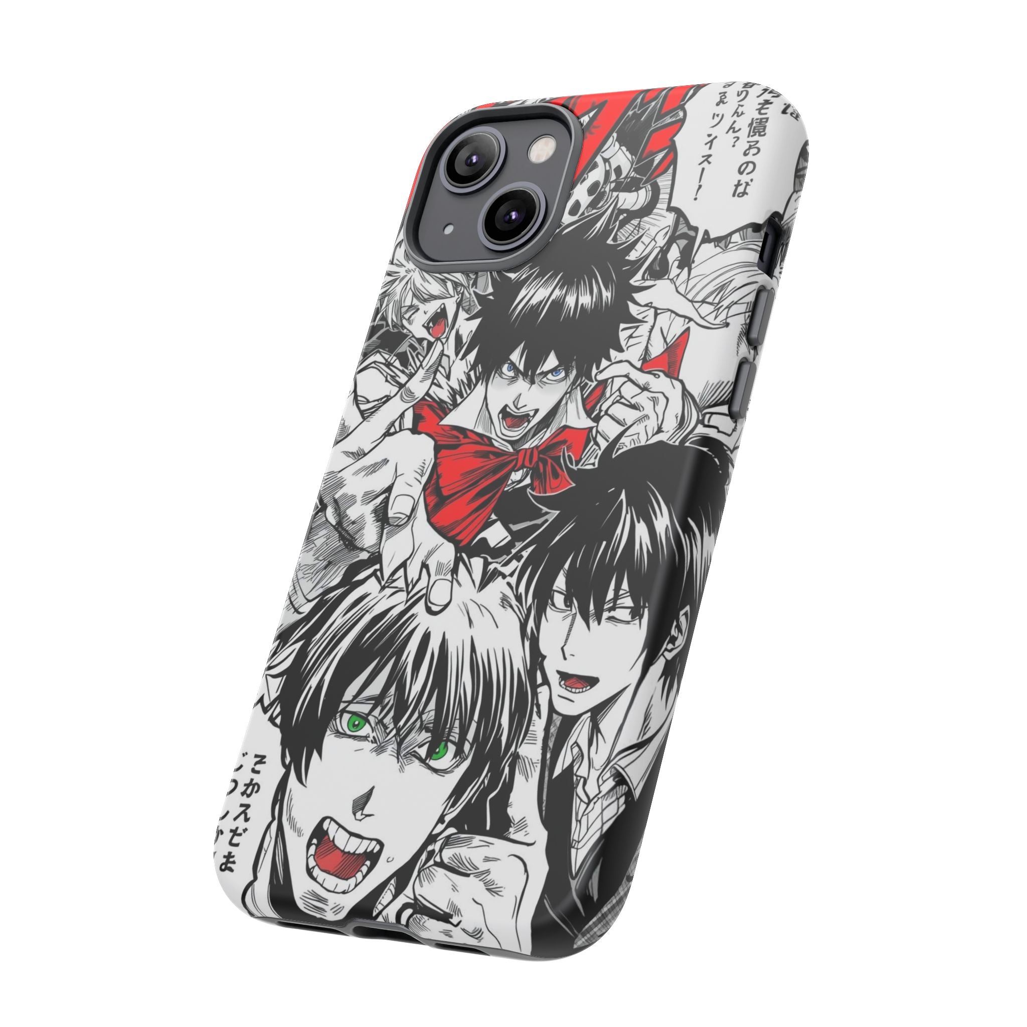 Anime Tough Phone Case with Bold Graphics