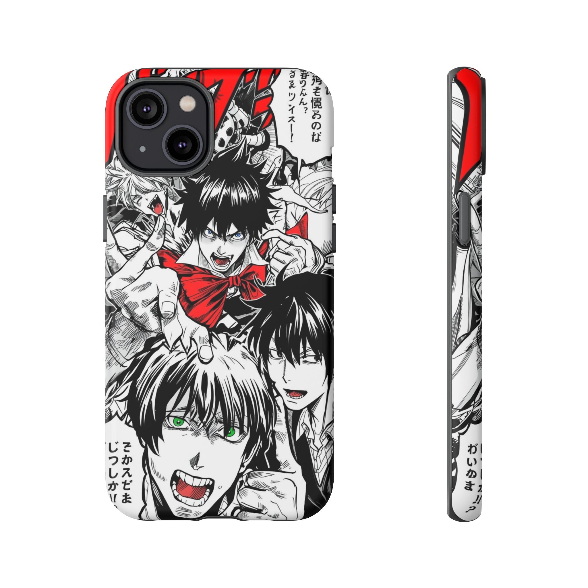 Anime Tough Phone Case with Bold Graphics