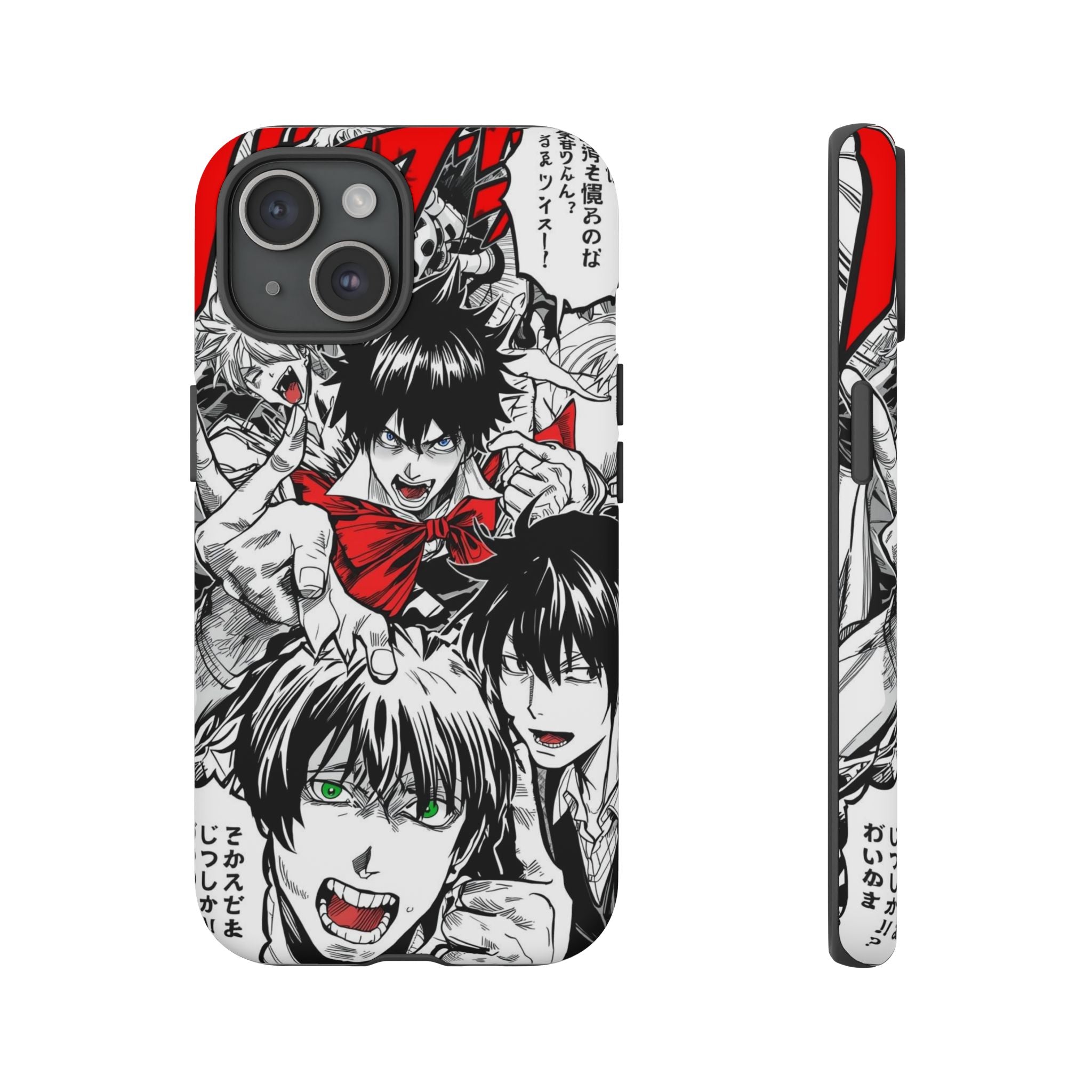 Anime Tough Phone Case with Bold Graphics