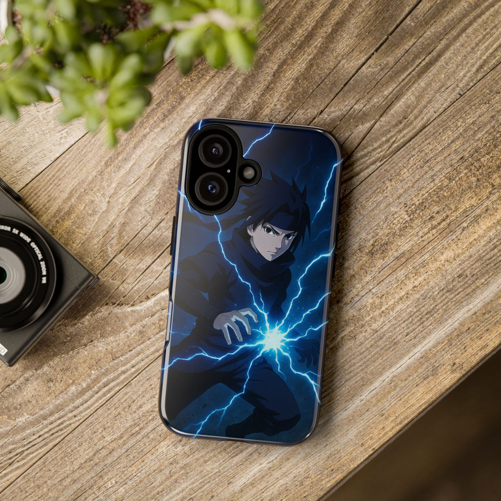 Anime Lightning Phone Case for Sasuke Fans