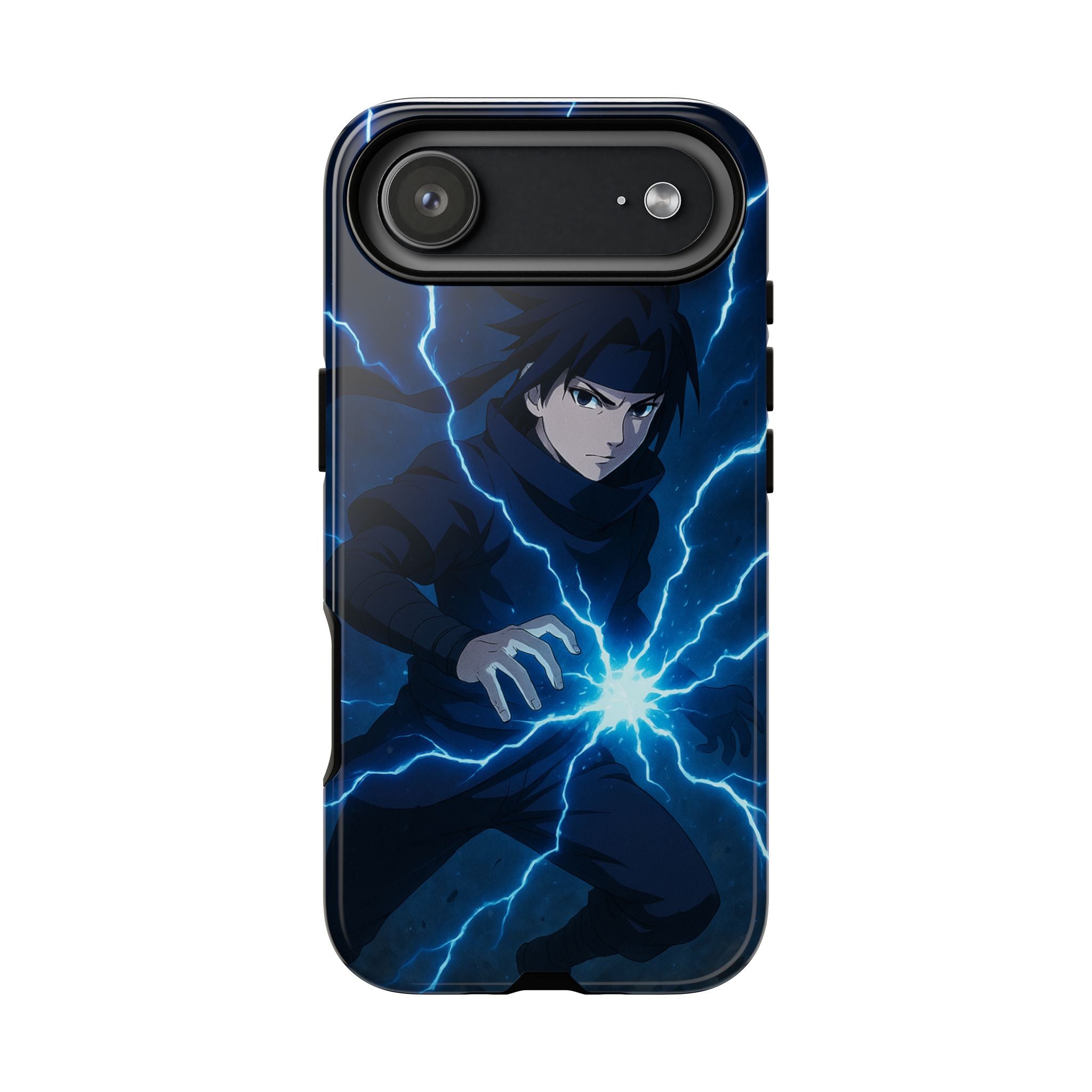 Anime Lightning Phone Case for Sasuke Fans