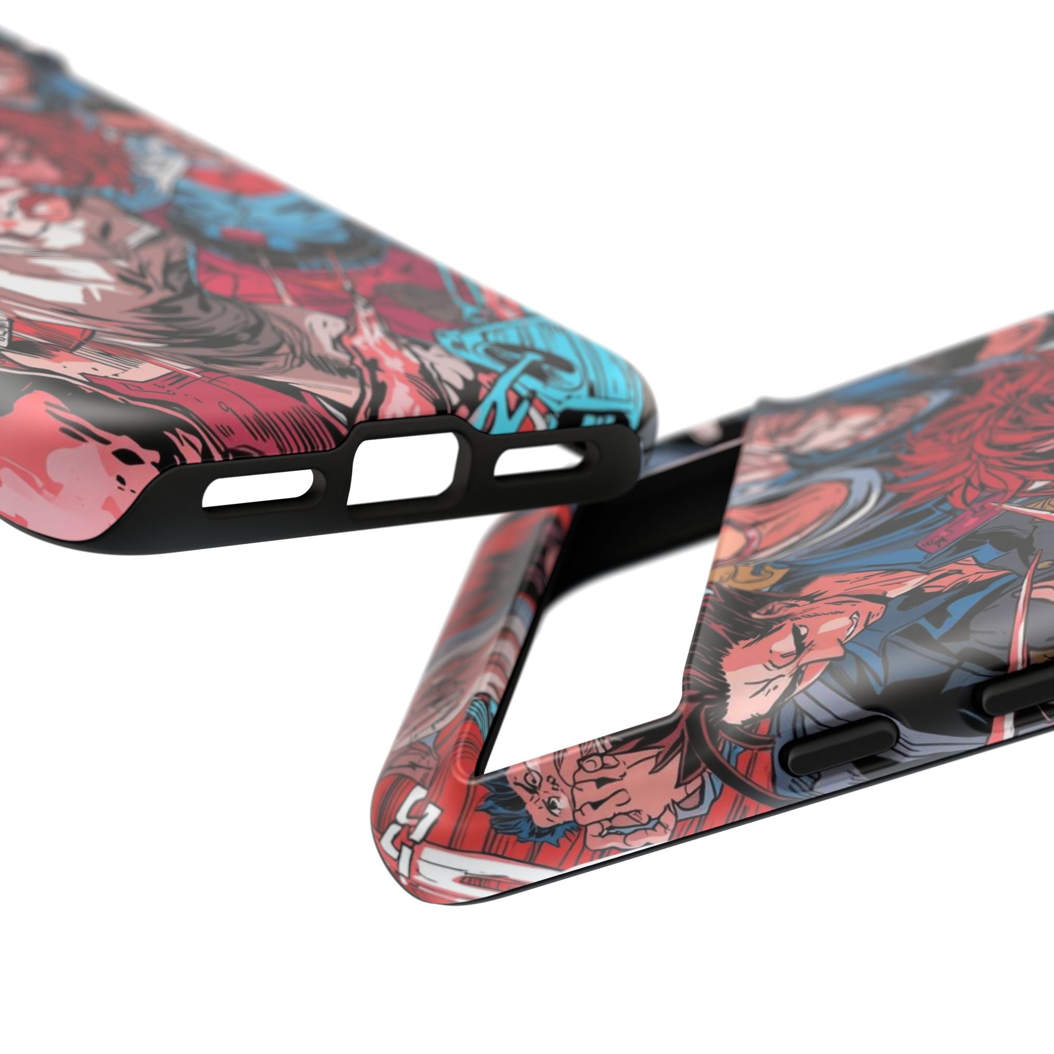 Anime-Inspired Tough Phone Case with Bold Characters