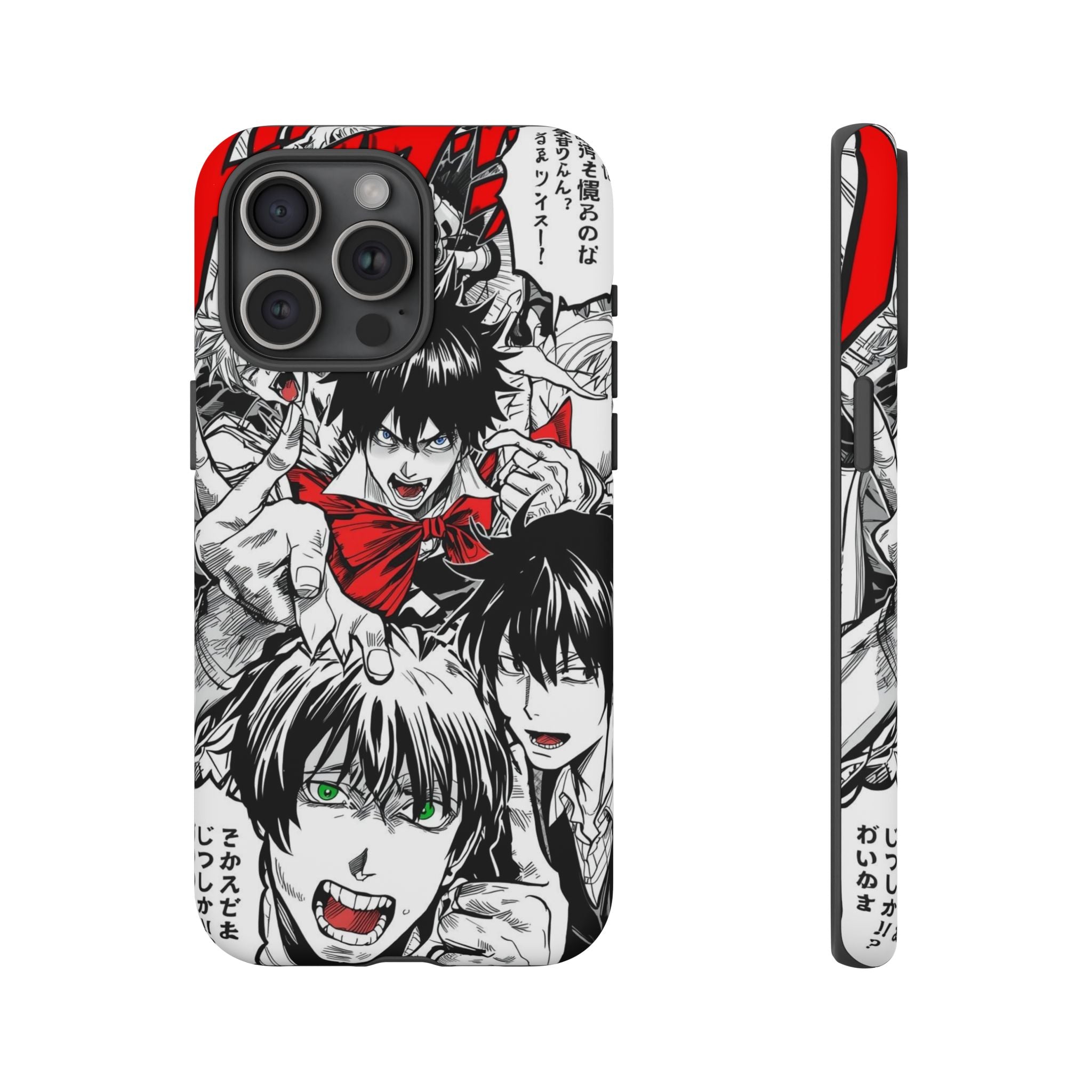 Anime Tough Phone Case with Bold Graphics