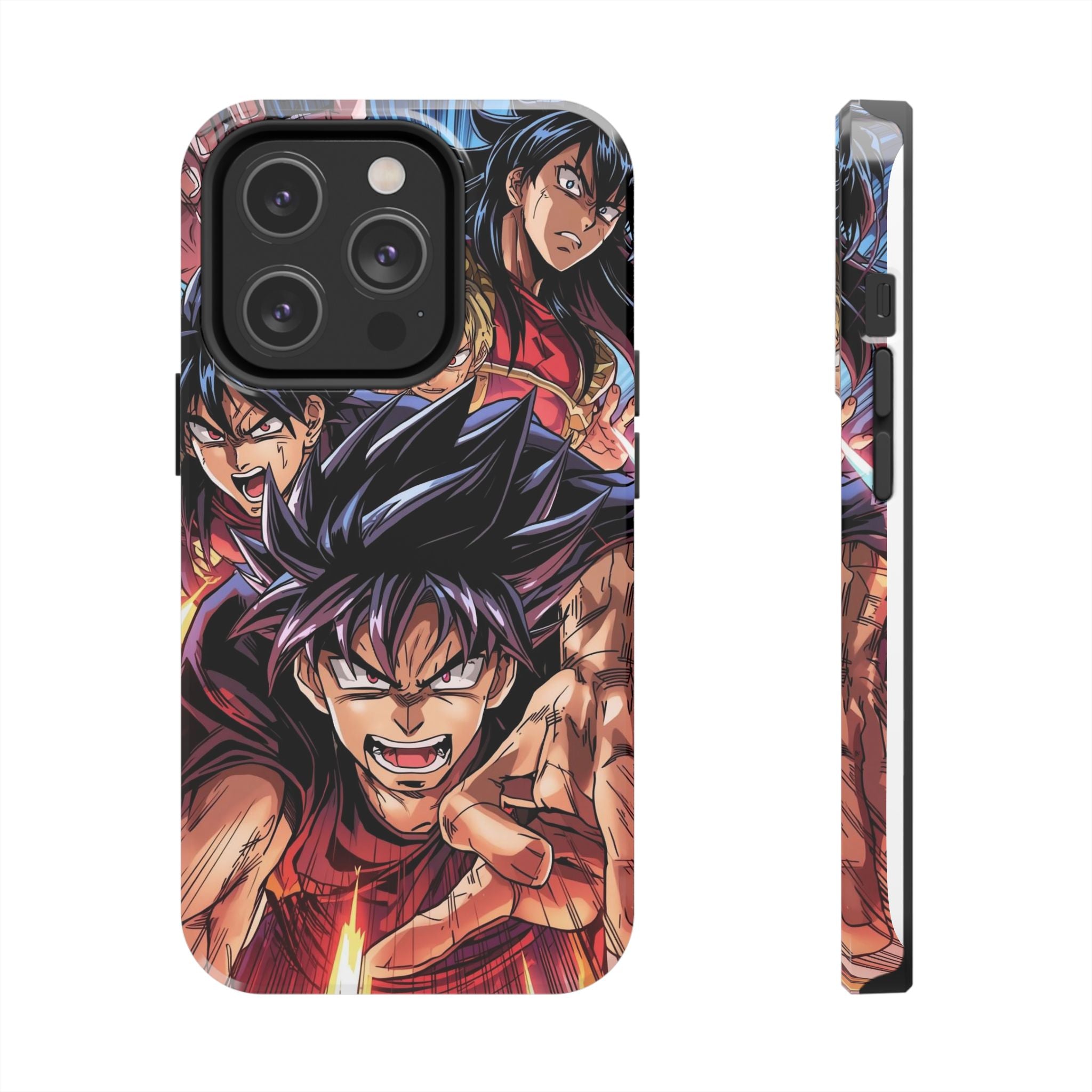 Anime Action Tough Phone Case for Gamers & Fans