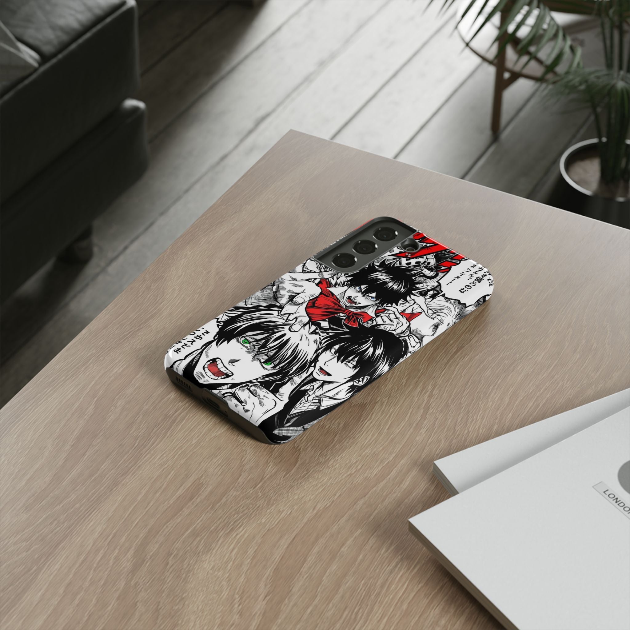 Anime Tough Phone Case with Bold Graphics