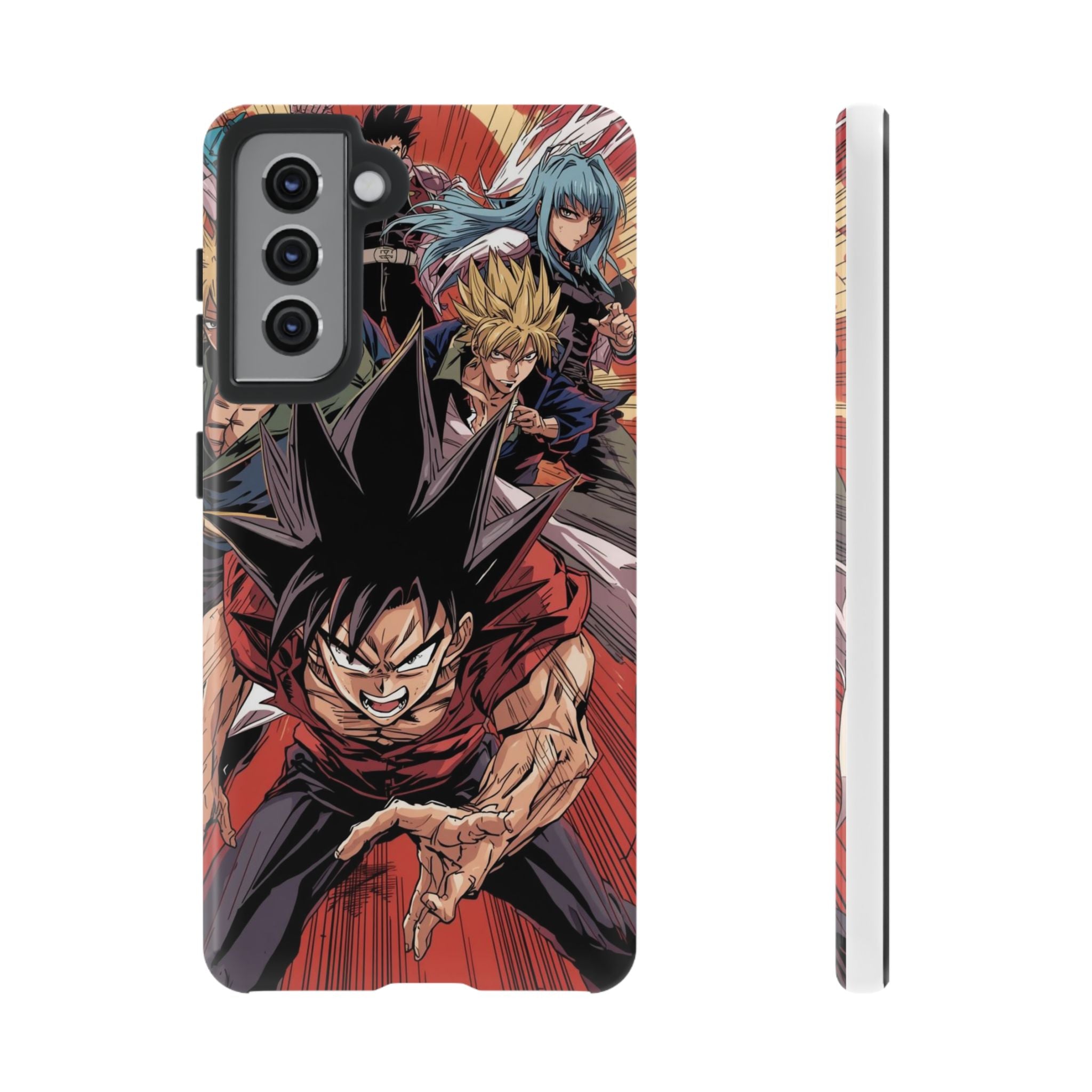 Anime Tough Case for Samsung Galaxy - Fierce Hero Design