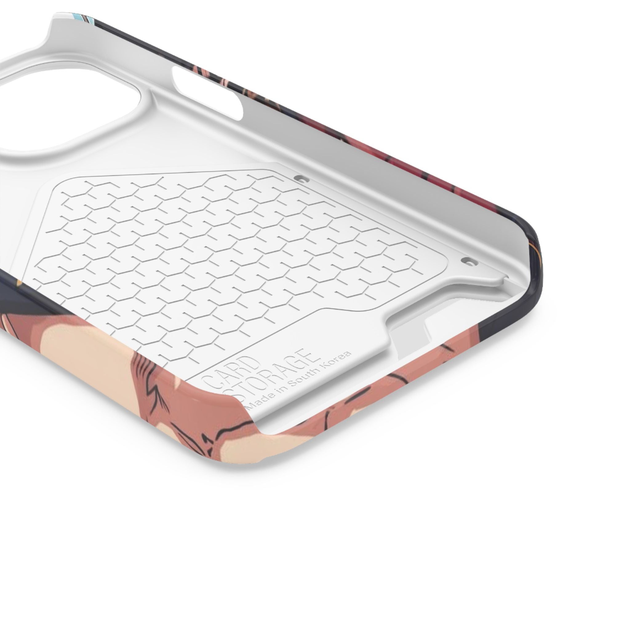 Anime Phone Case with Card Holder - Stylish & Functional Design