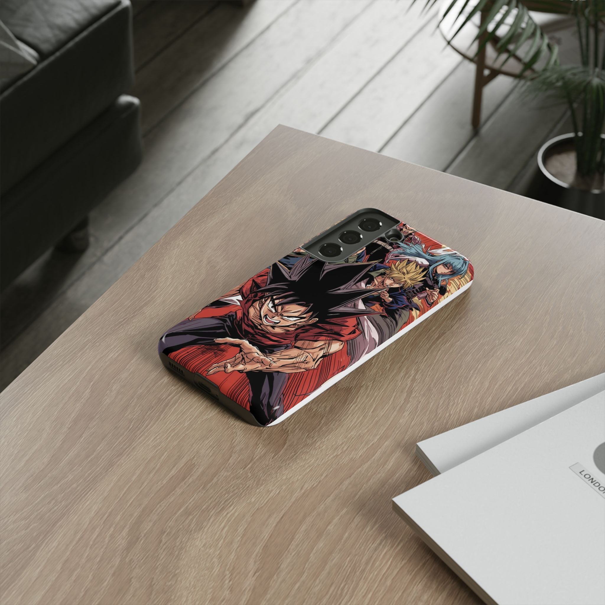 Anime Tough Case for Samsung Galaxy - Fierce Hero Design