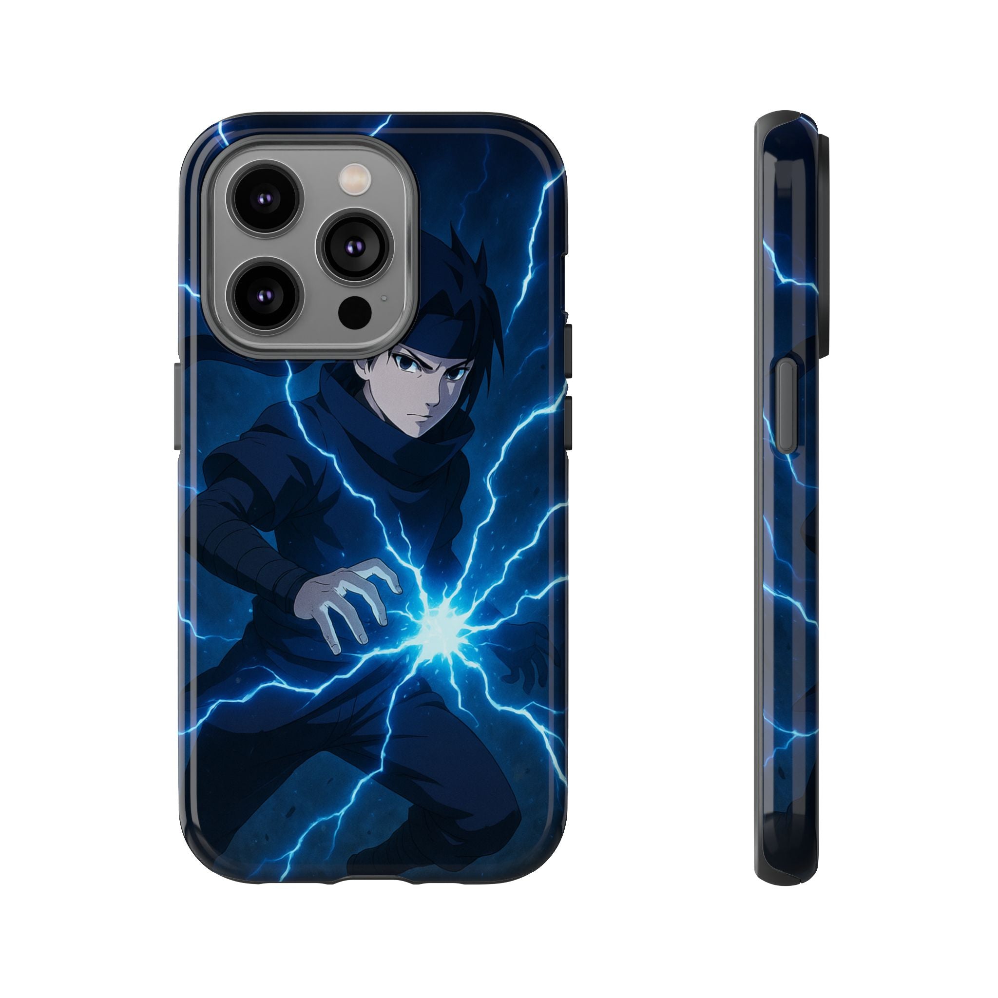 Anime Lightning Phone Case for Sasuke Fans