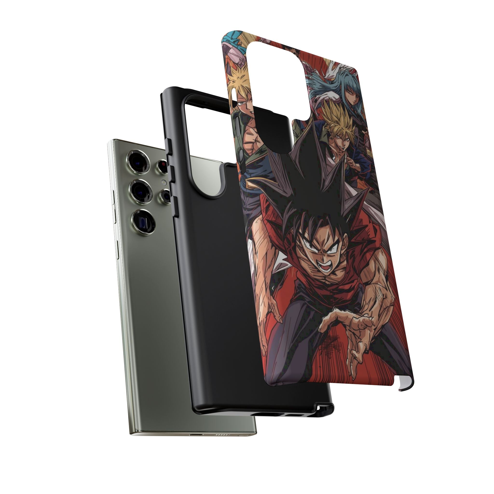 Anime Tough Case for Samsung Galaxy - Fierce Hero Design