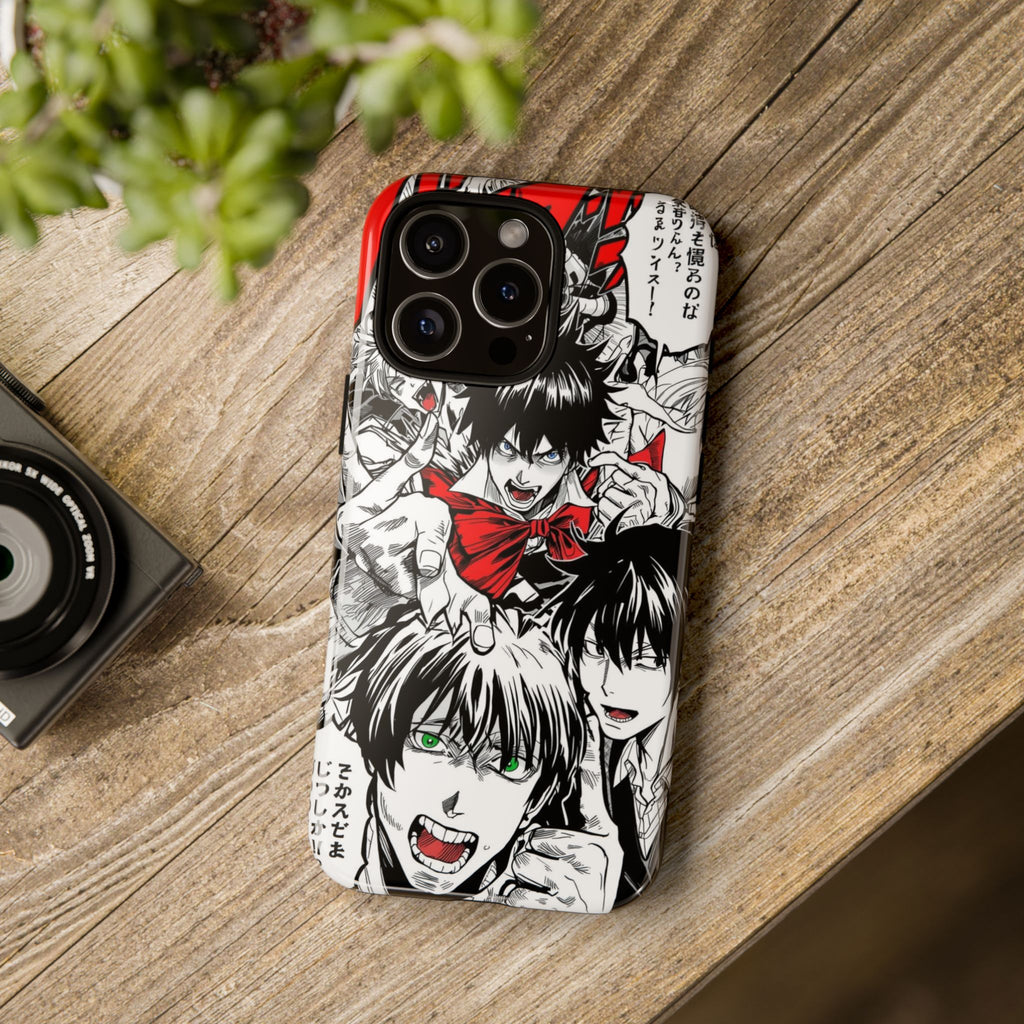 Anime Tough Phone Case with Bold Graphics