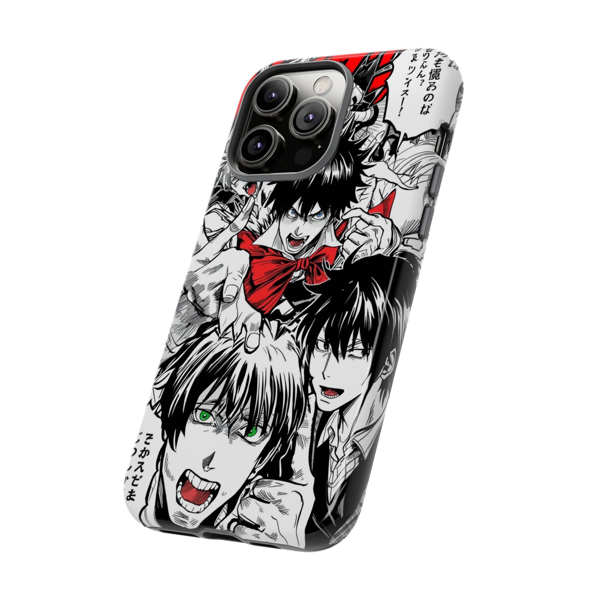 Anime Tough Phone Case with Bold Graphics