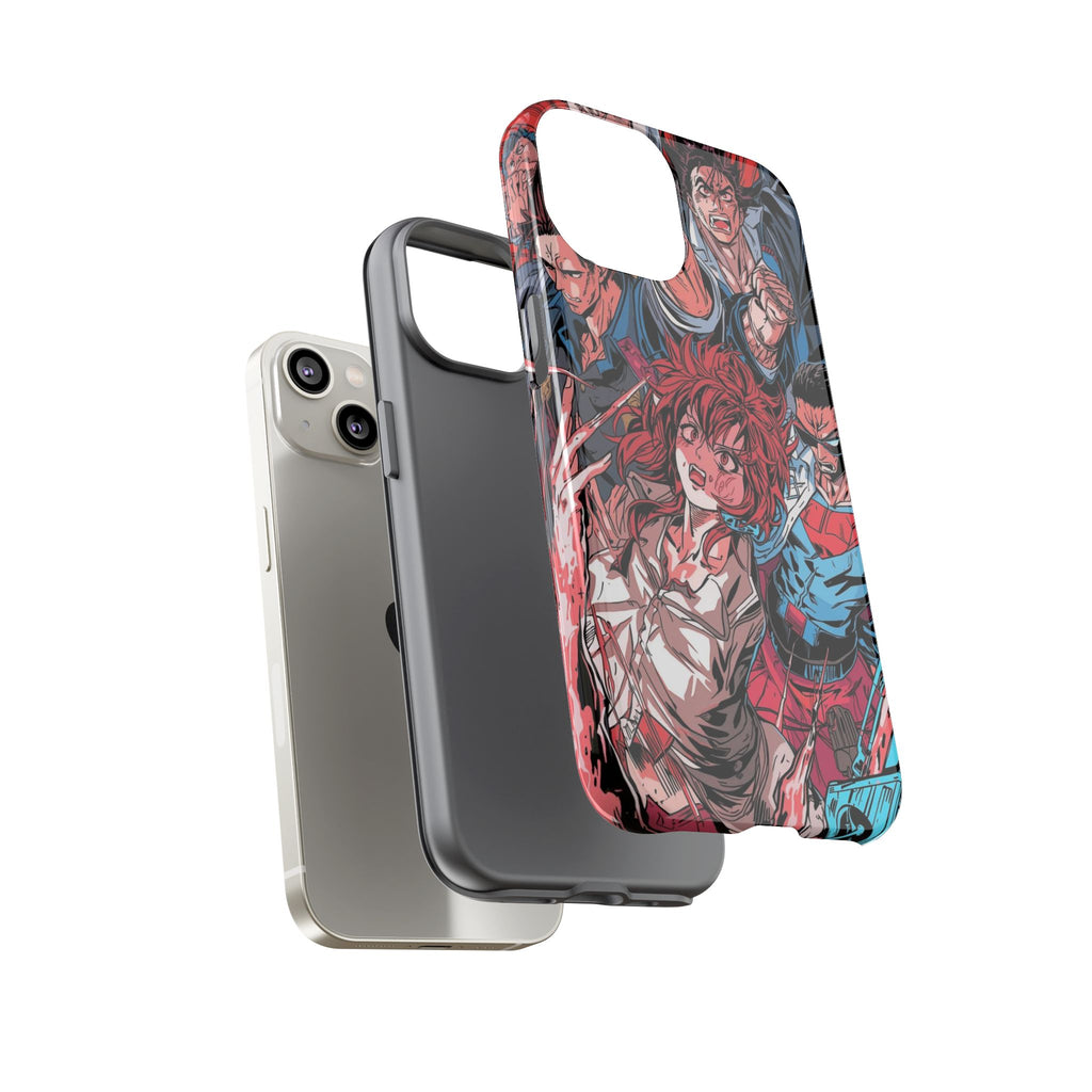 Anime-Inspired Tough Phone Case with Bold Characters