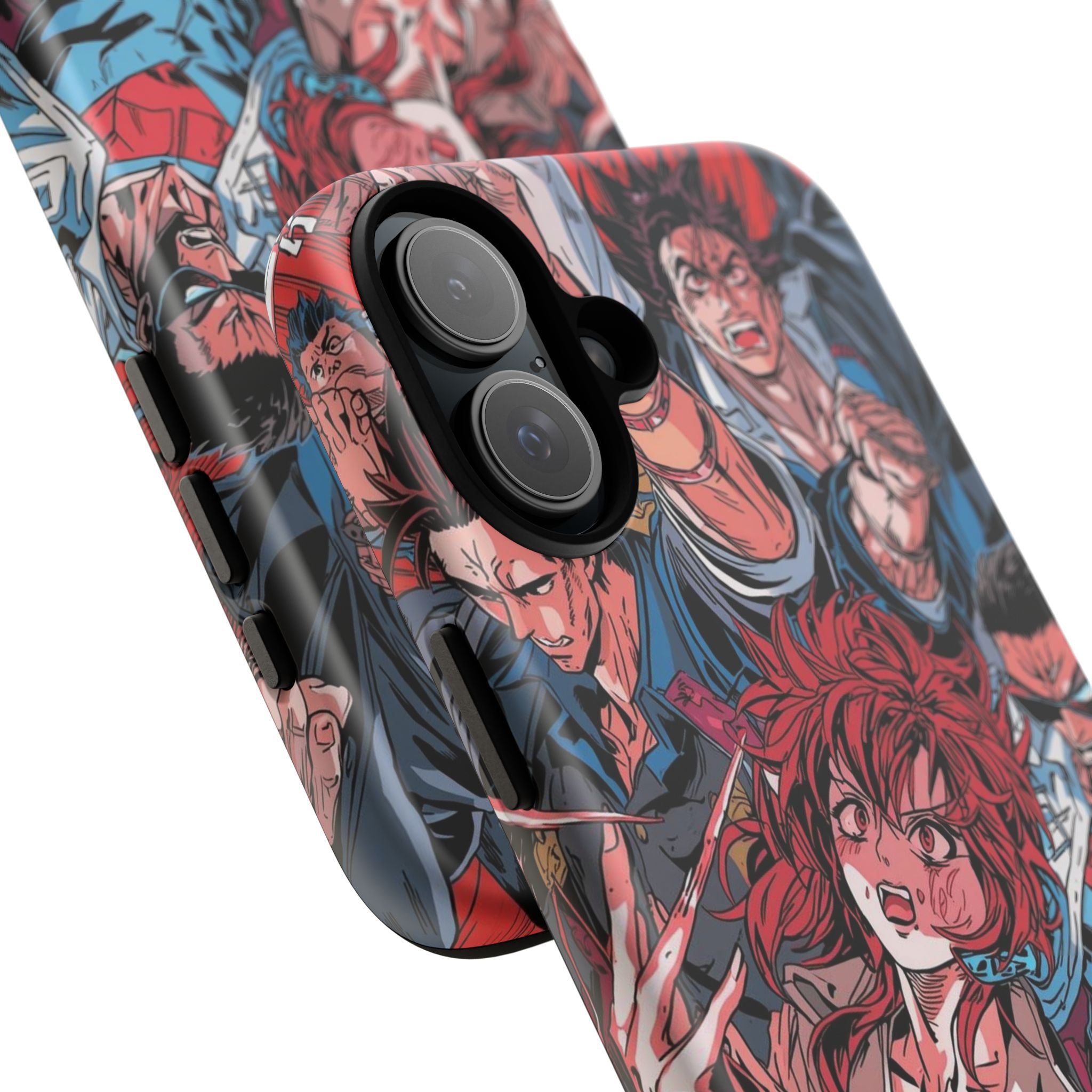 Anime-Inspired Tough Phone Case with Bold Characters