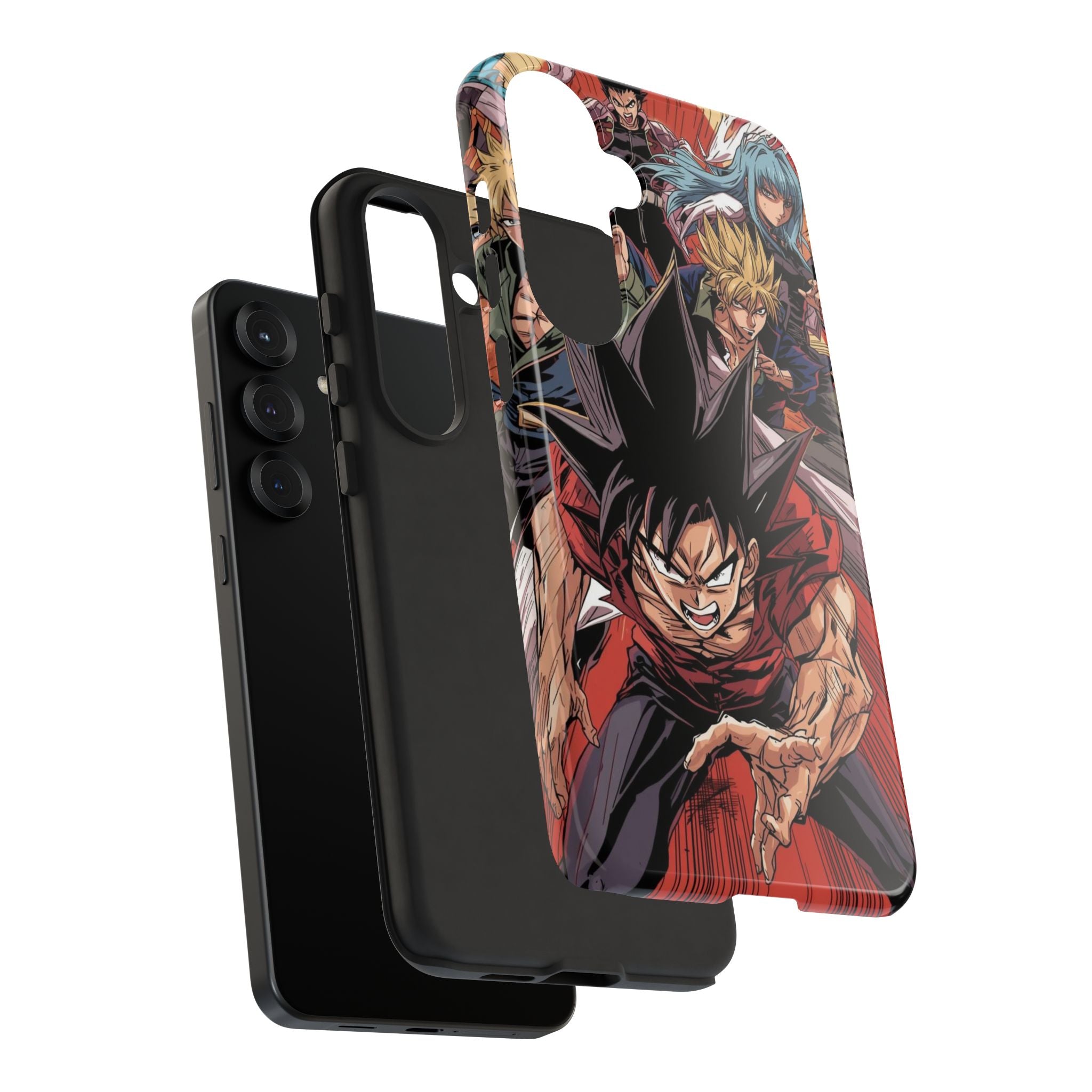 Anime Tough Case for Samsung Galaxy - Fierce Hero Design