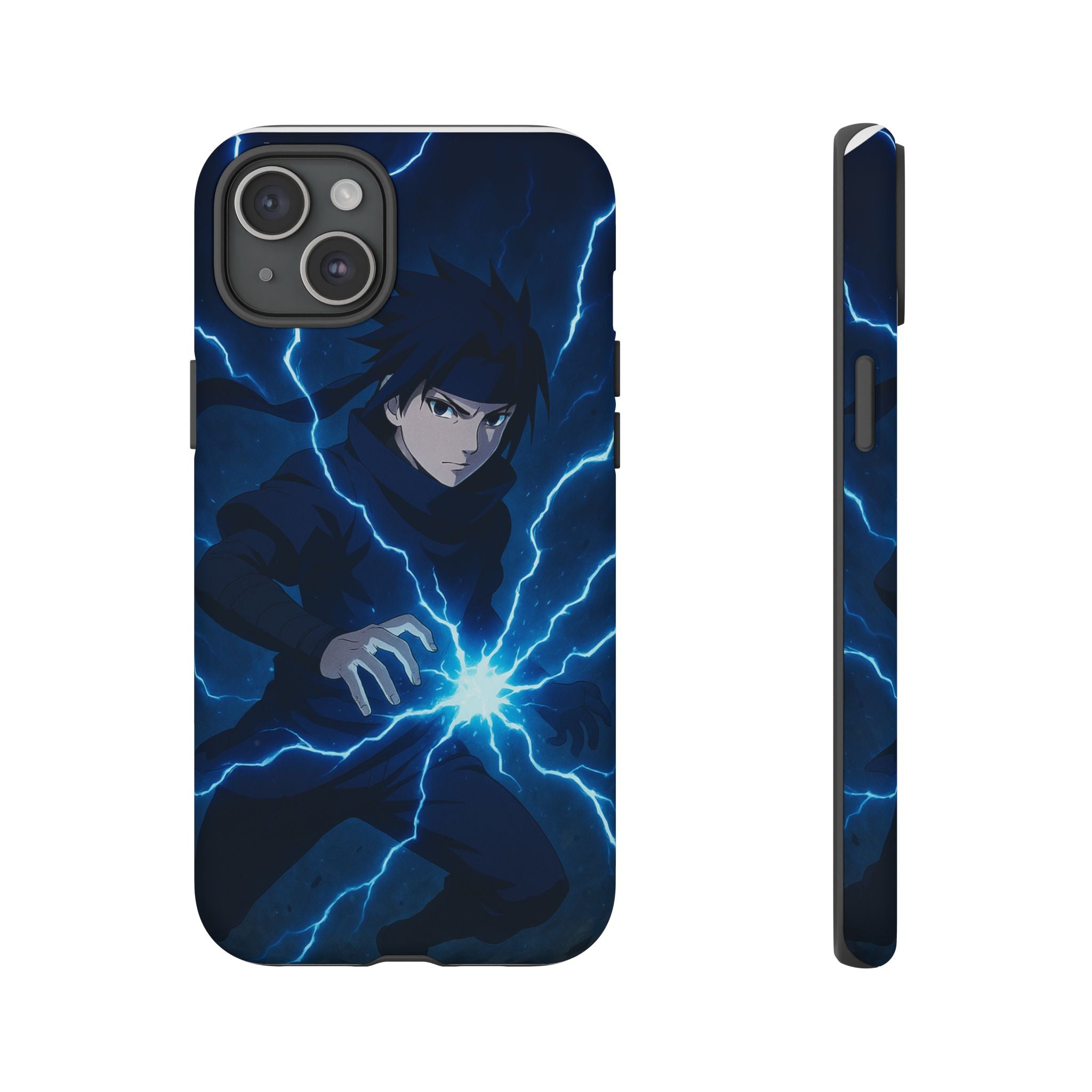 Anime Lightning Phone Case for Sasuke Fans