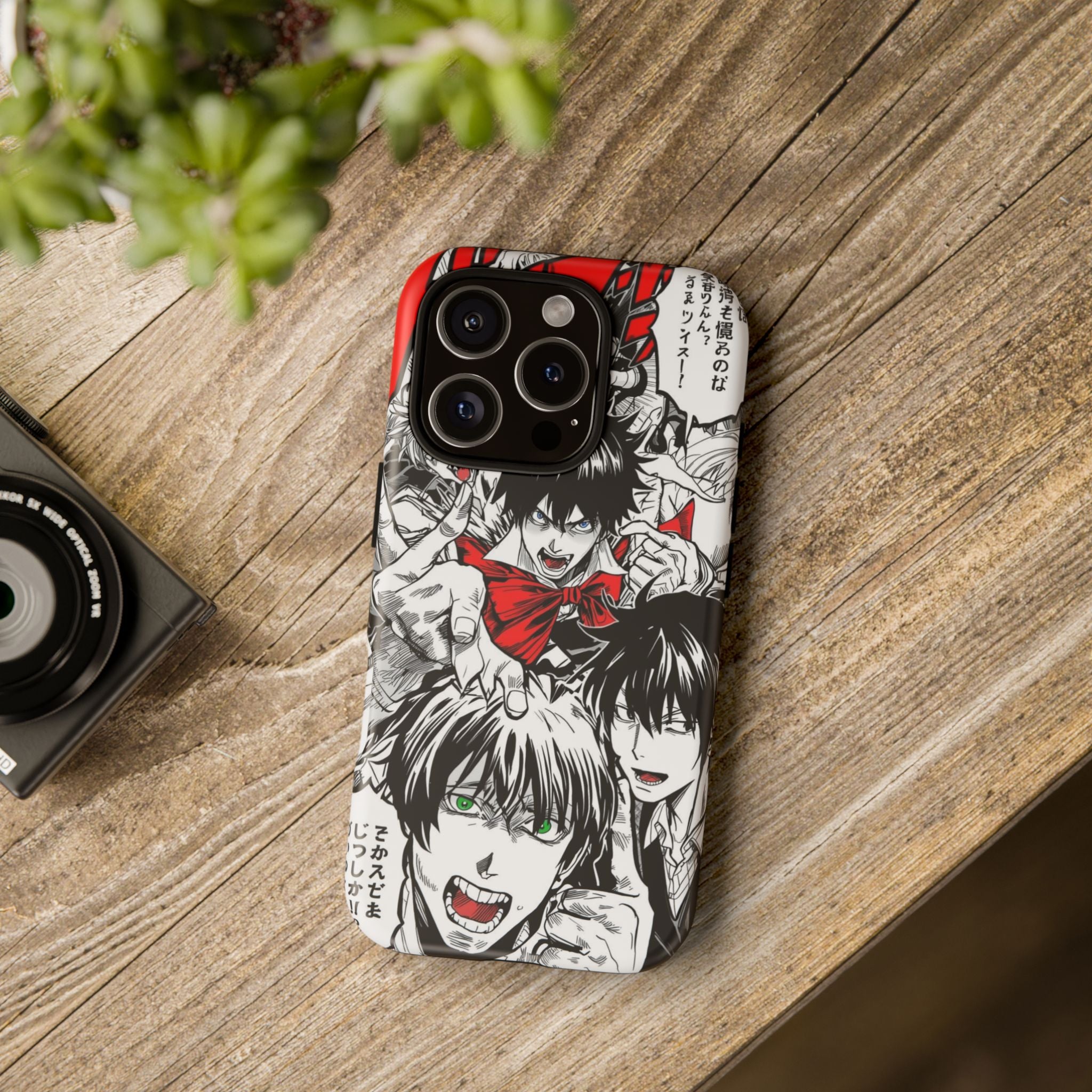 Anime Tough Phone Case with Bold Graphics