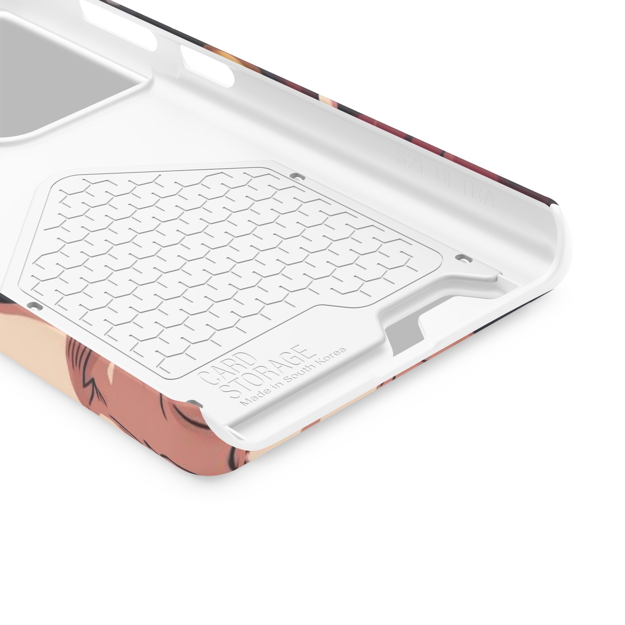 Anime Phone Case with Card Holder - Stylish & Functional Design