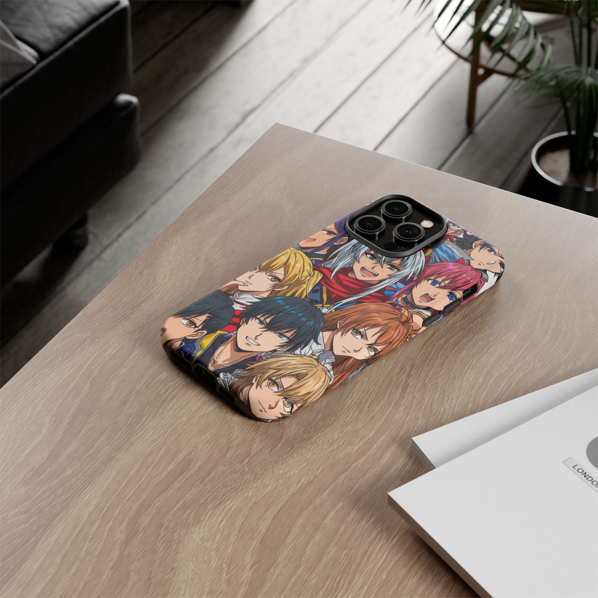 Anime-Inspired Phone Case with Bold Characters