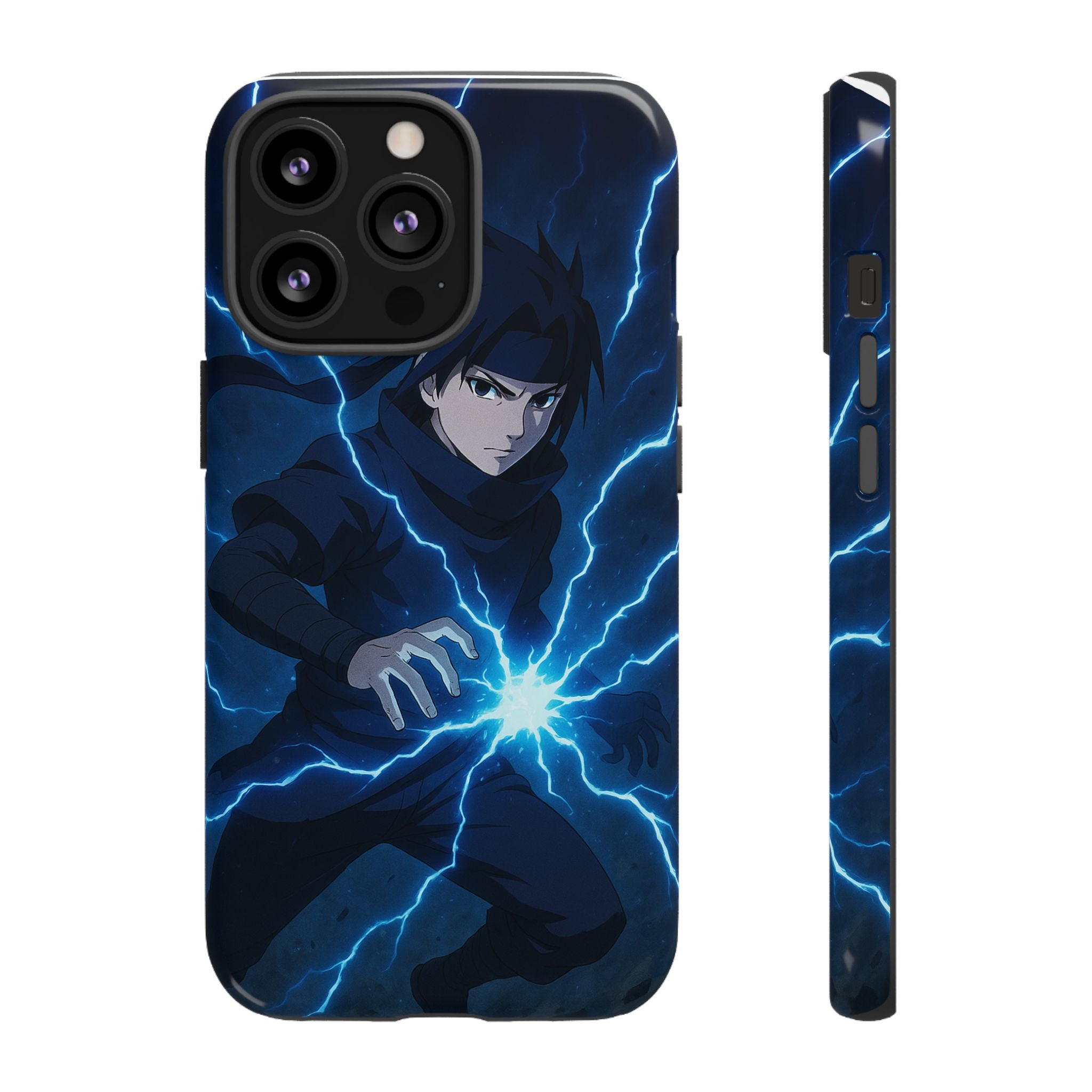 Anime Lightning Phone Case for Sasuke Fans