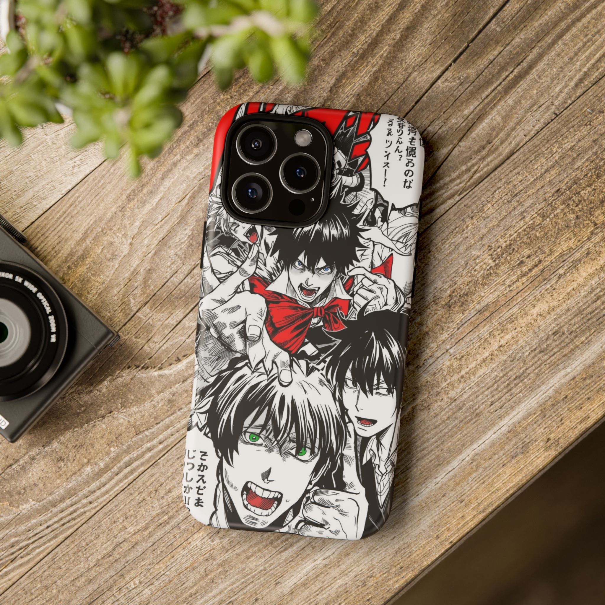 Anime Tough Phone Case with Bold Graphics