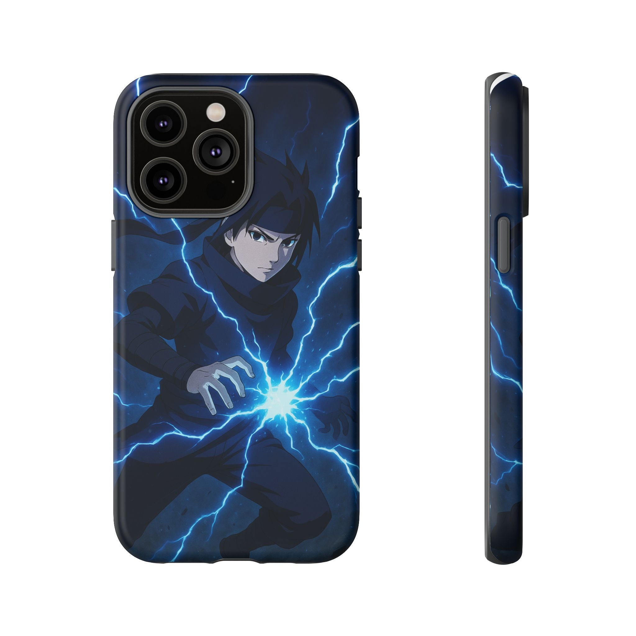 Anime Lightning Phone Case for Sasuke Fans