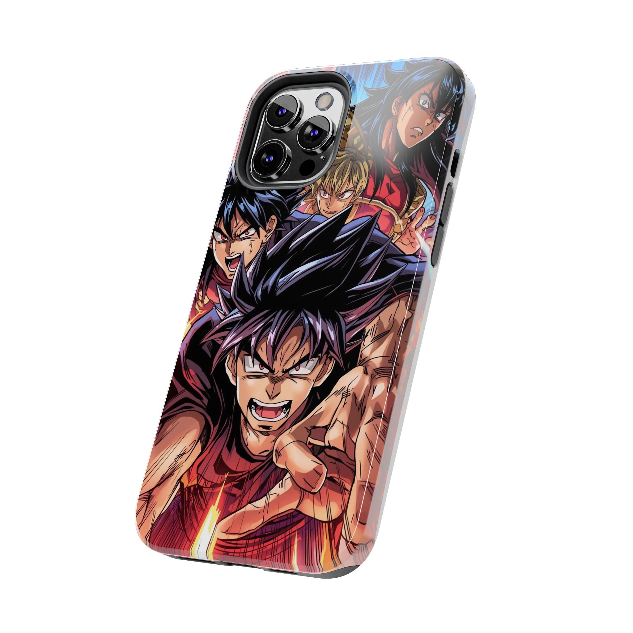 Anime Action Tough Phone Case for Gamers & Fans