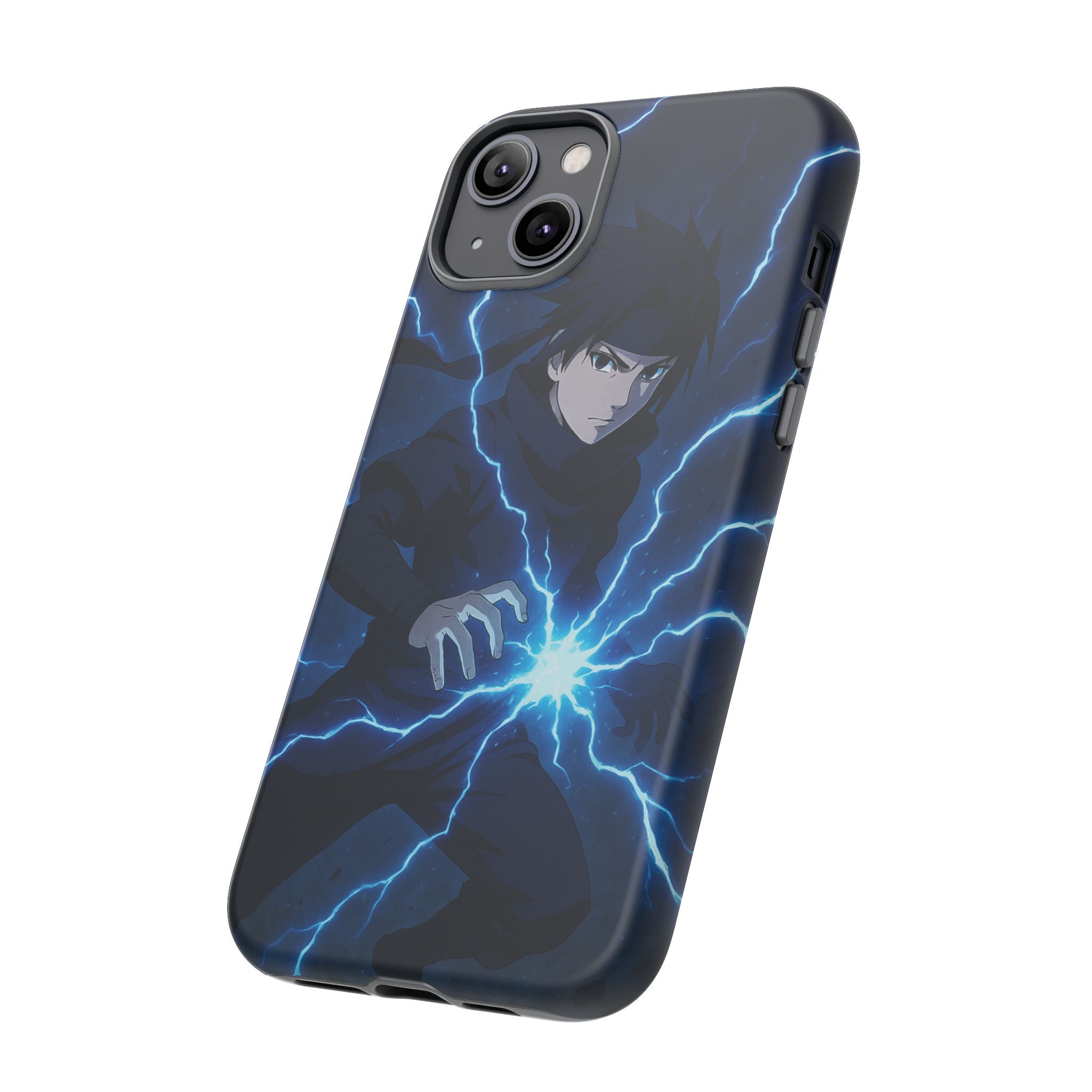 Anime Lightning Phone Case for Sasuke Fans